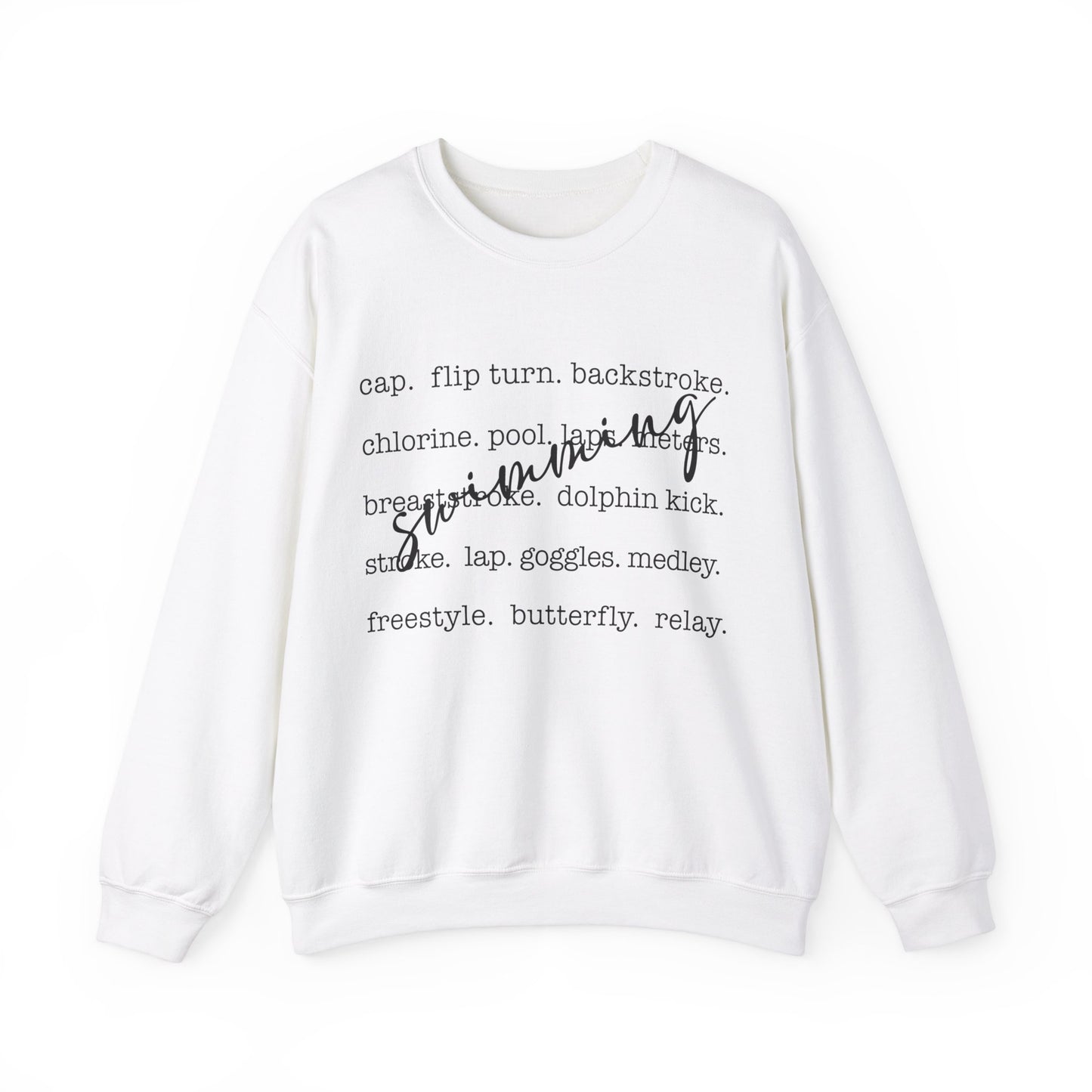 Swimming Sports Sweatshirt - Amazing Faith Designs