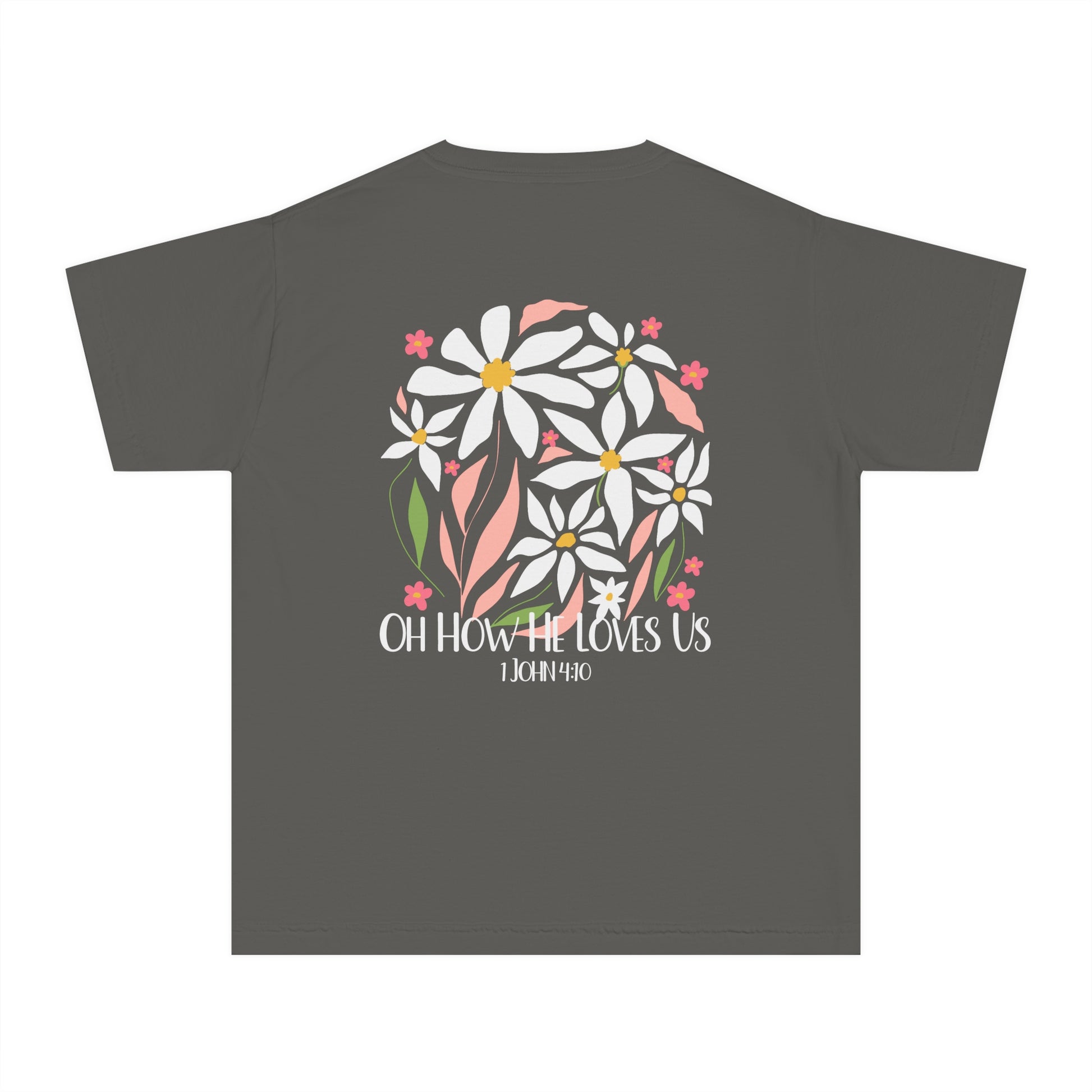 Boho Flowers Girls Christian Shirt - Amazing Faith Designs