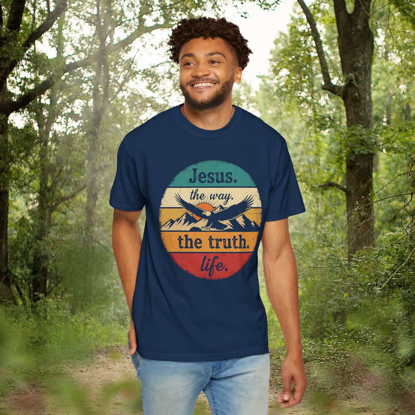 Jesus Way Truth Life Christian Shirt - Amazing Faith Designs