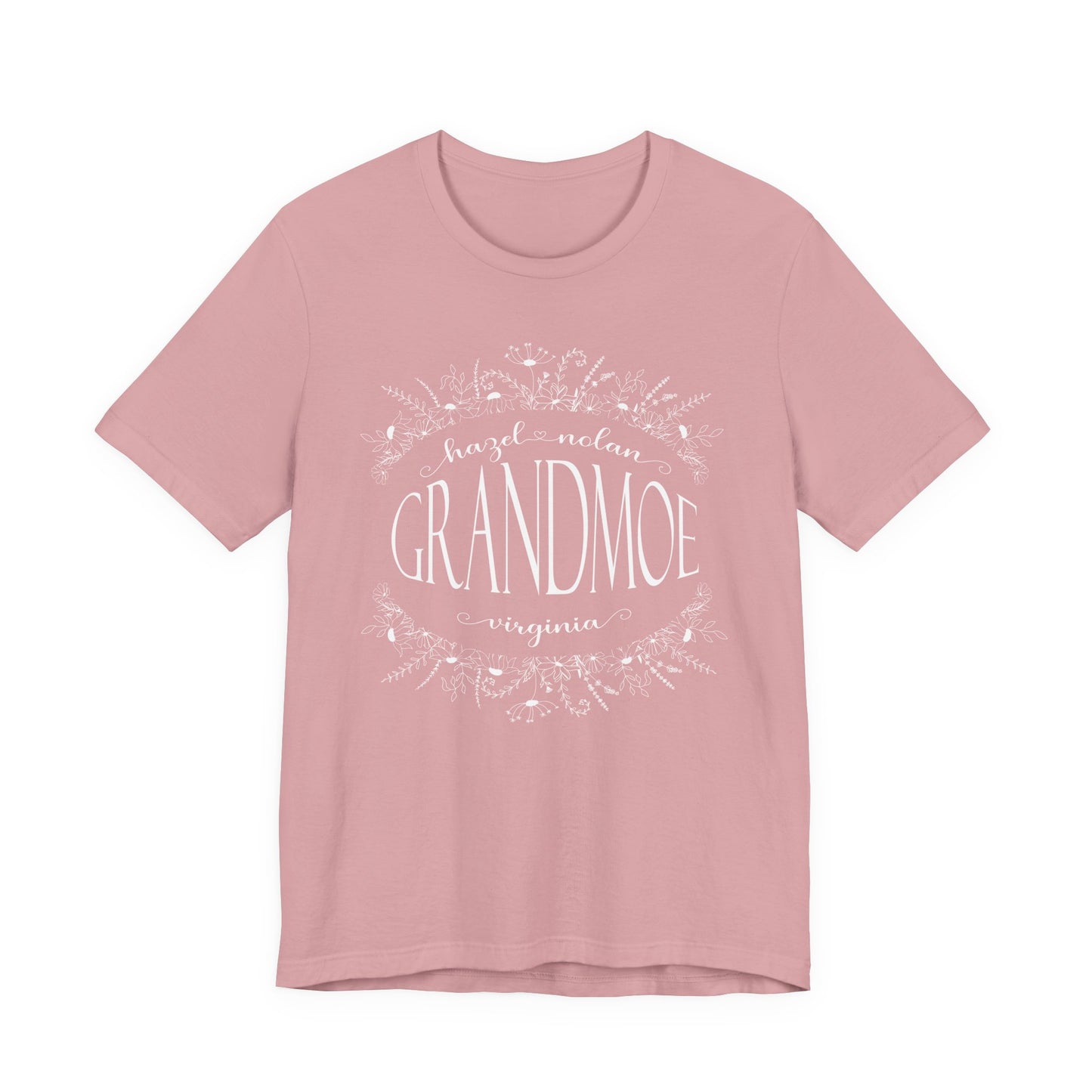 Grandma with Grandkids Personalized T-Shirt Nana Gigi Grammy Mimi - Amazing Faith Designs