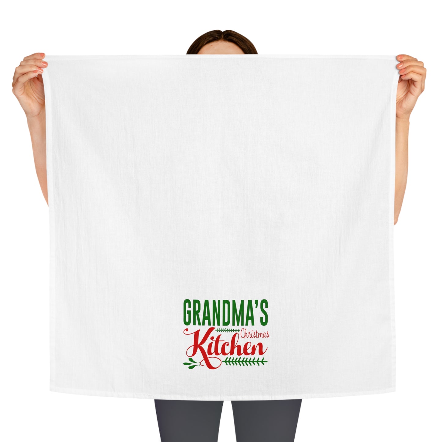 Grandma's Christmas Kitchen Tea Towel - Amazing Faith Designs