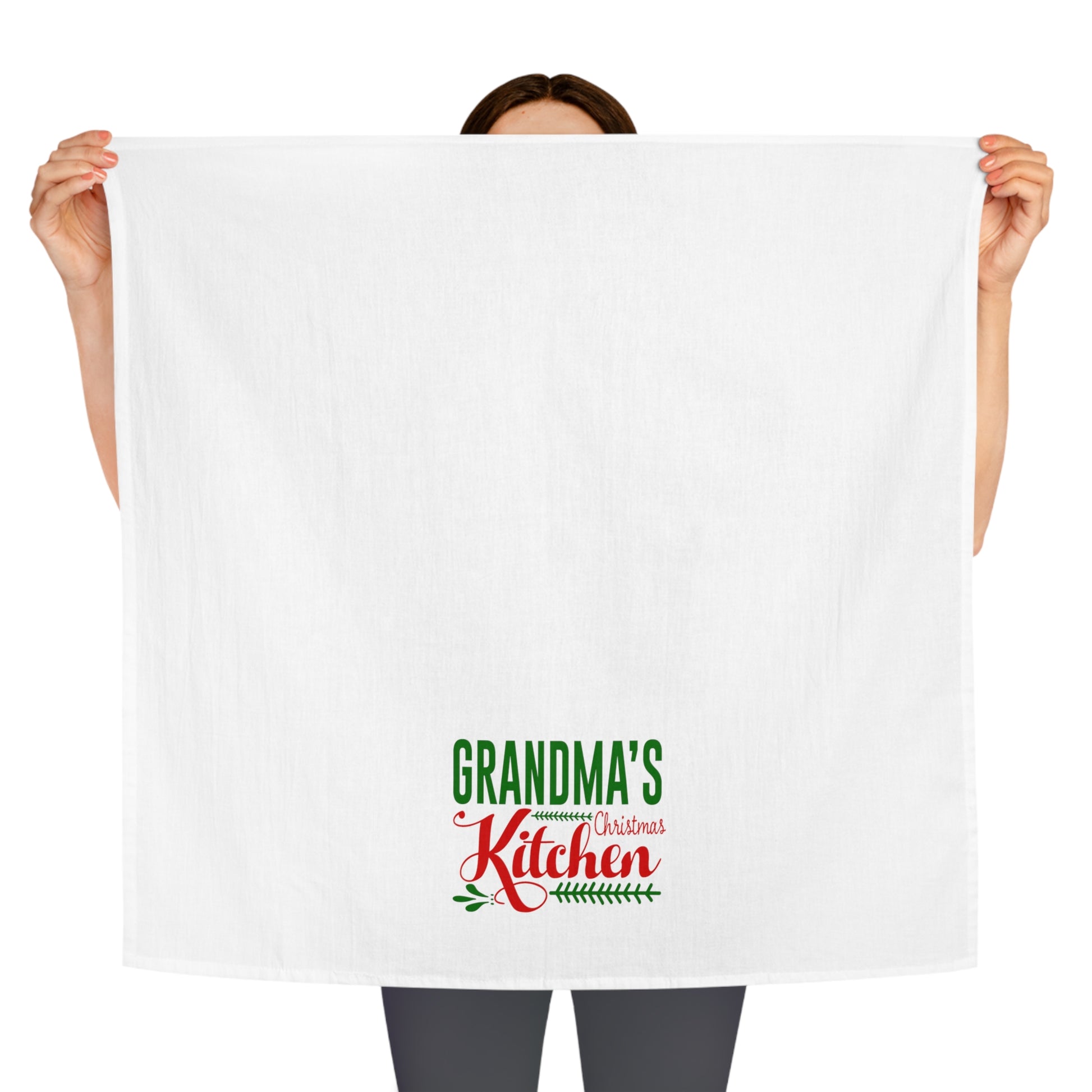Grandma's Christmas Kitchen Tea Towel - Amazing Faith Designs