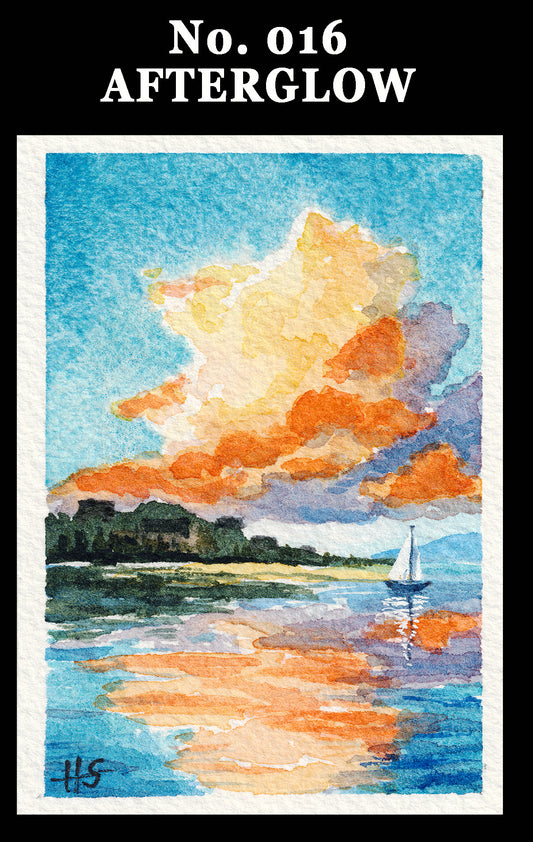 Tiny Painting Tuesday Original Watercolor ACEO
