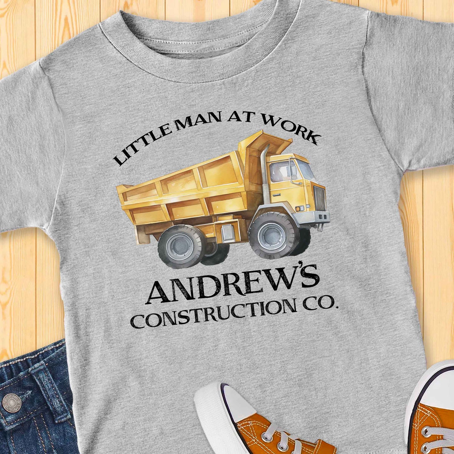 Dump Truck Toddler Shirt - Amazing Faith Designs