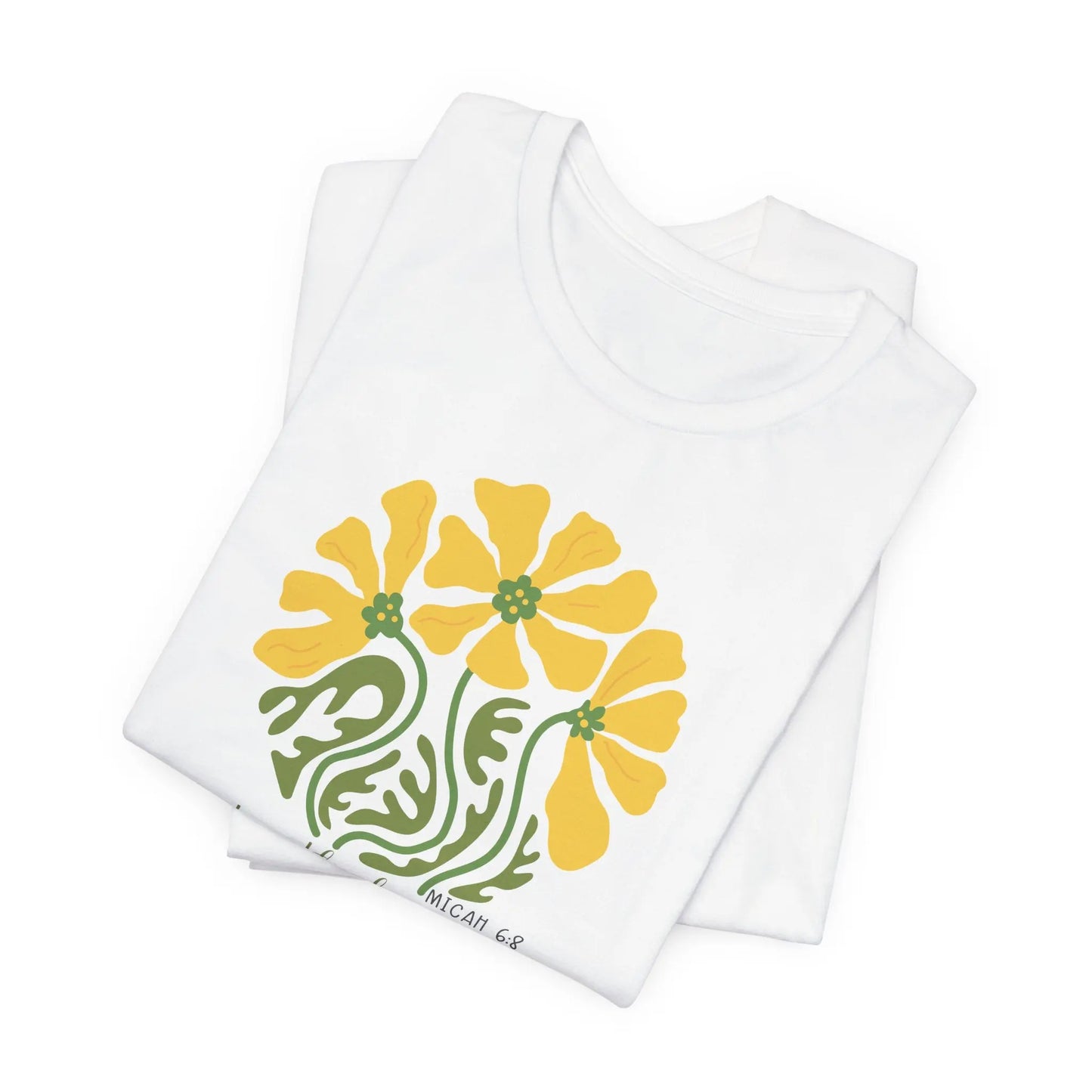 Act Justly Love Mercy Walk Humbly Micah 6:8 Scripture TShirt, Christian Faith Tee, Faith Based Apparel, Vintage Shirt Printify