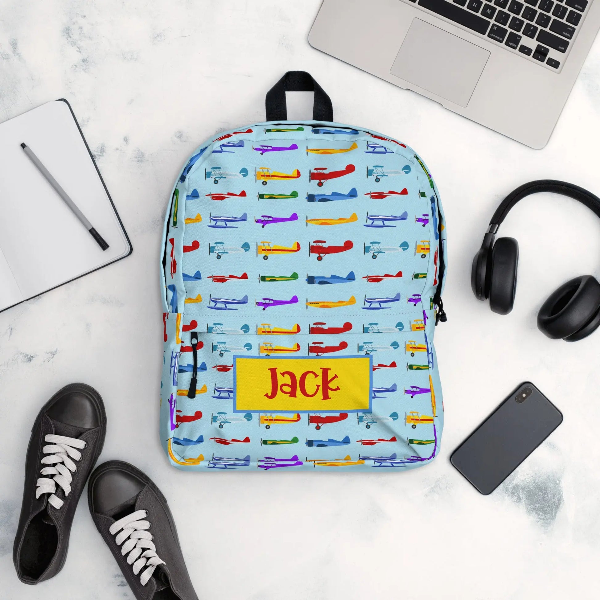 Airplanes Personalized Backpack Amazing Faith Designs