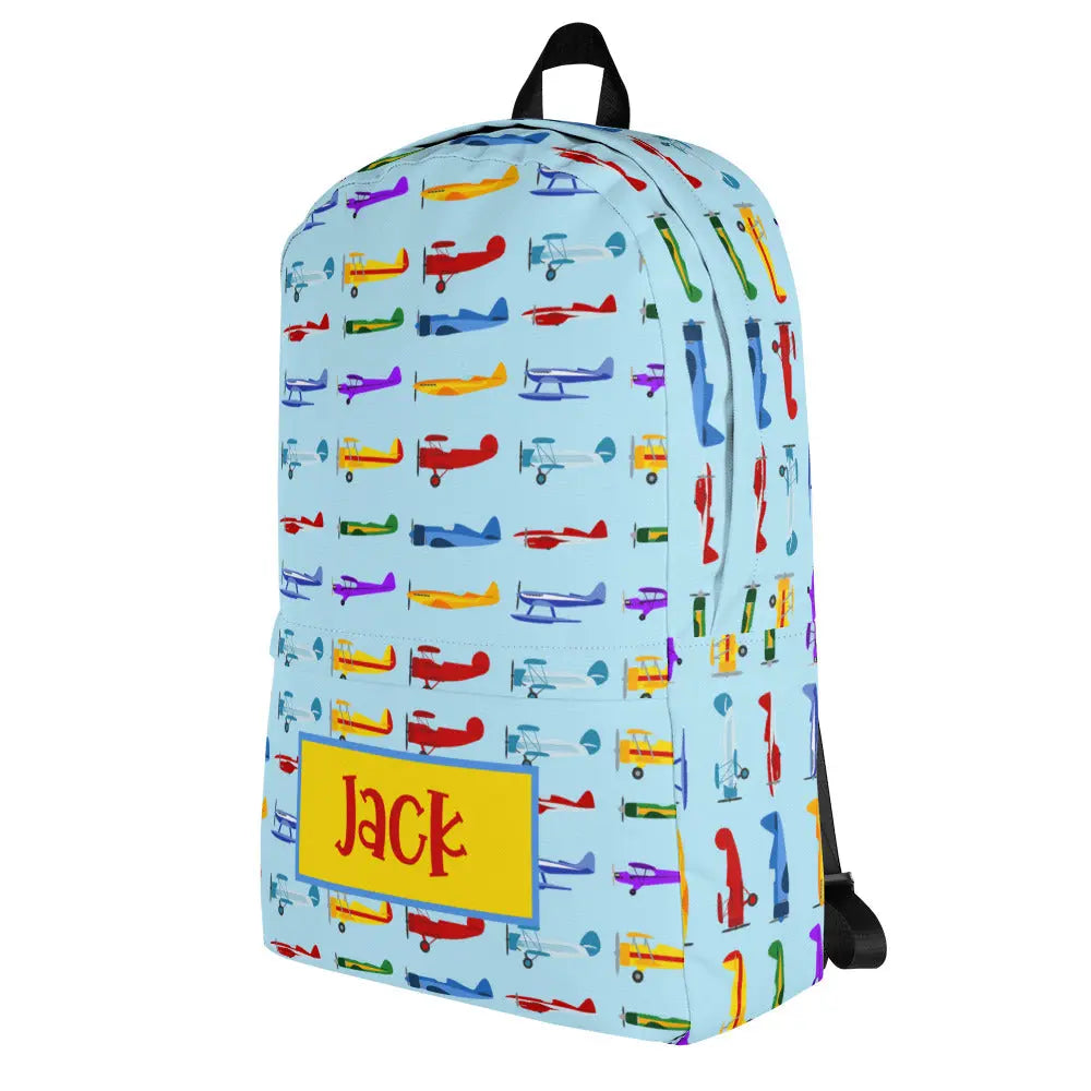 Airplanes Personalized Backpack Amazing Faith Designs