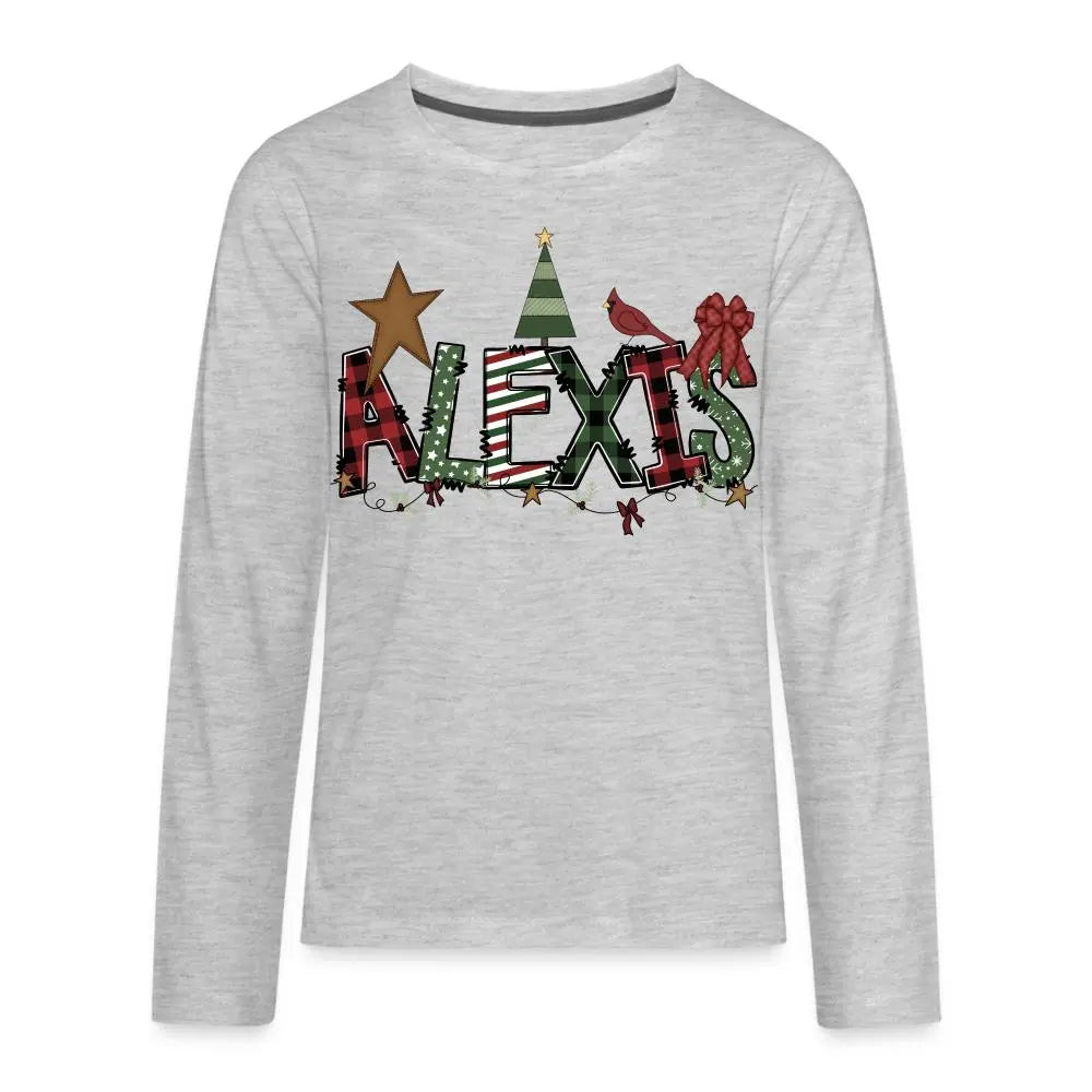 Alexis Christmas Premium Long Sleeve T-Shirt SPOD
