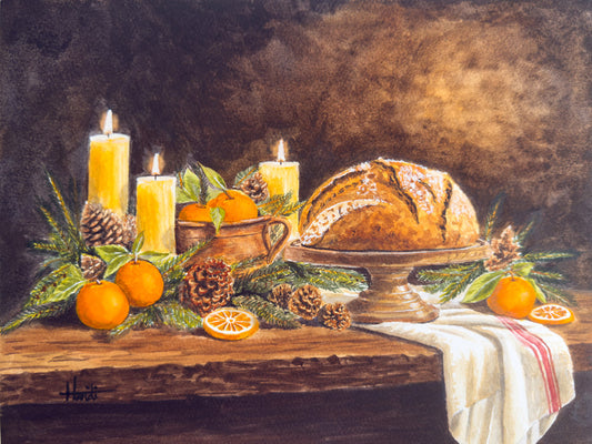 All Is Bright — Original Christmas Watercolor and Fine Art Prints