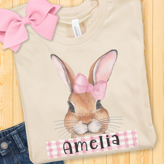 Personalized Easter Bunny Toddler Shirt - Amazing Faith Designs