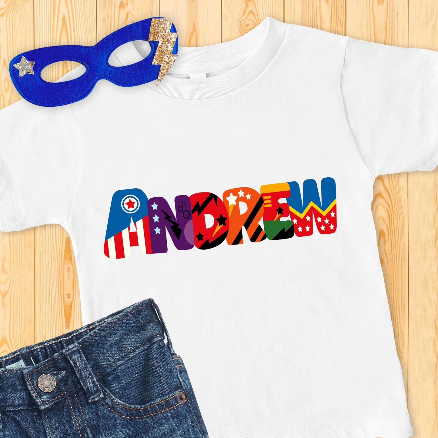 Superhero Toddler Birthday Shirt - Amazing Faith Designs