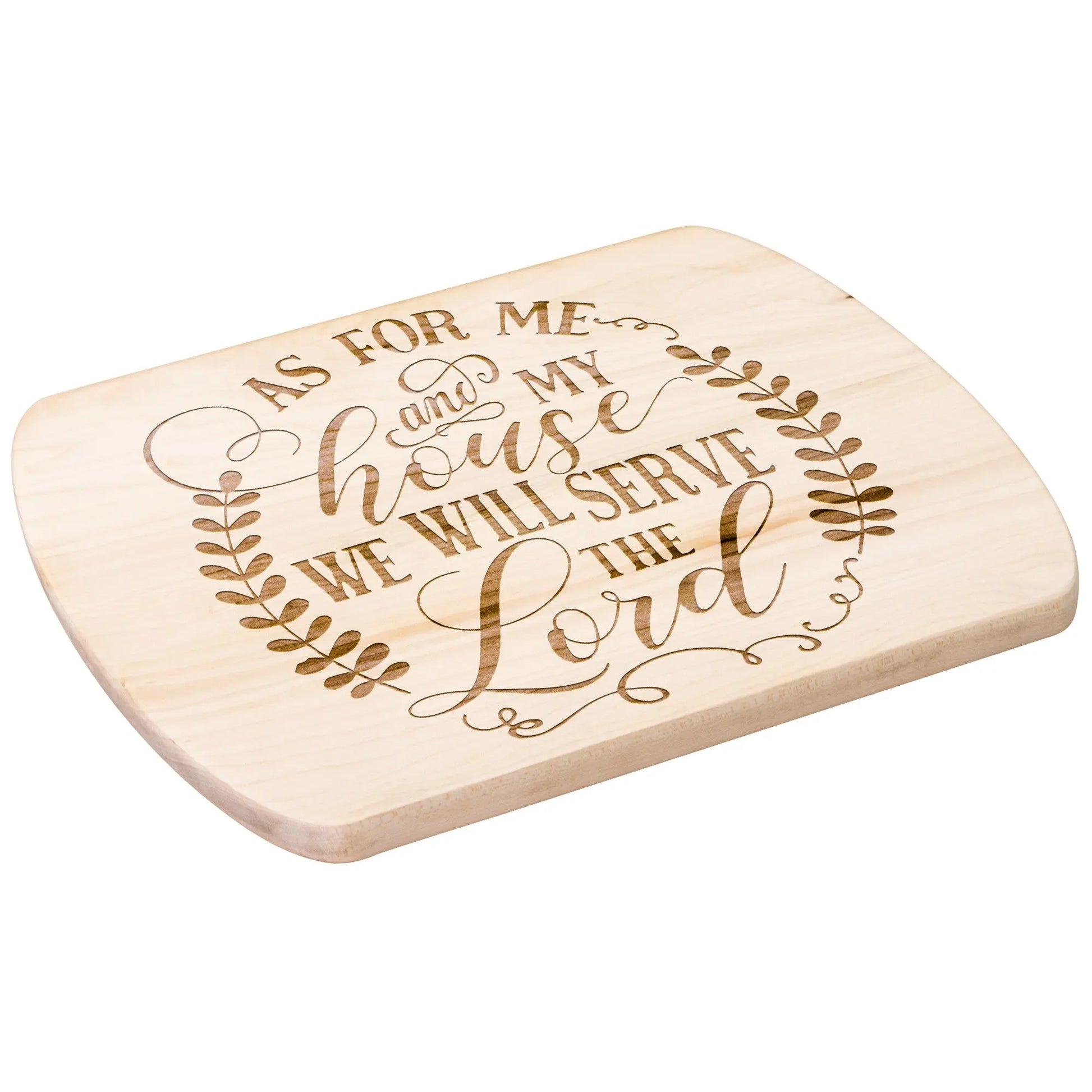 As for Me and My House Cutting Board | Maple or Walnut teelaunch