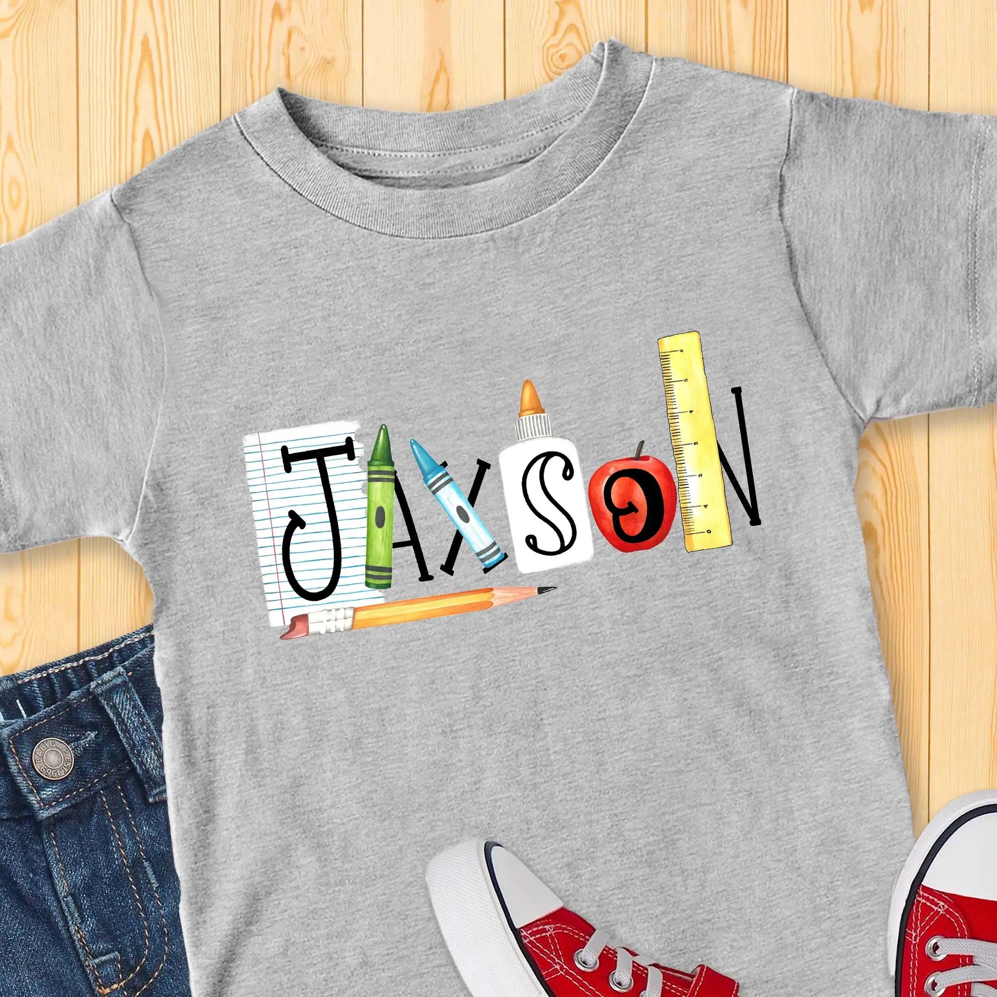 Back to School Name Youth Shirt Awkward Styles
