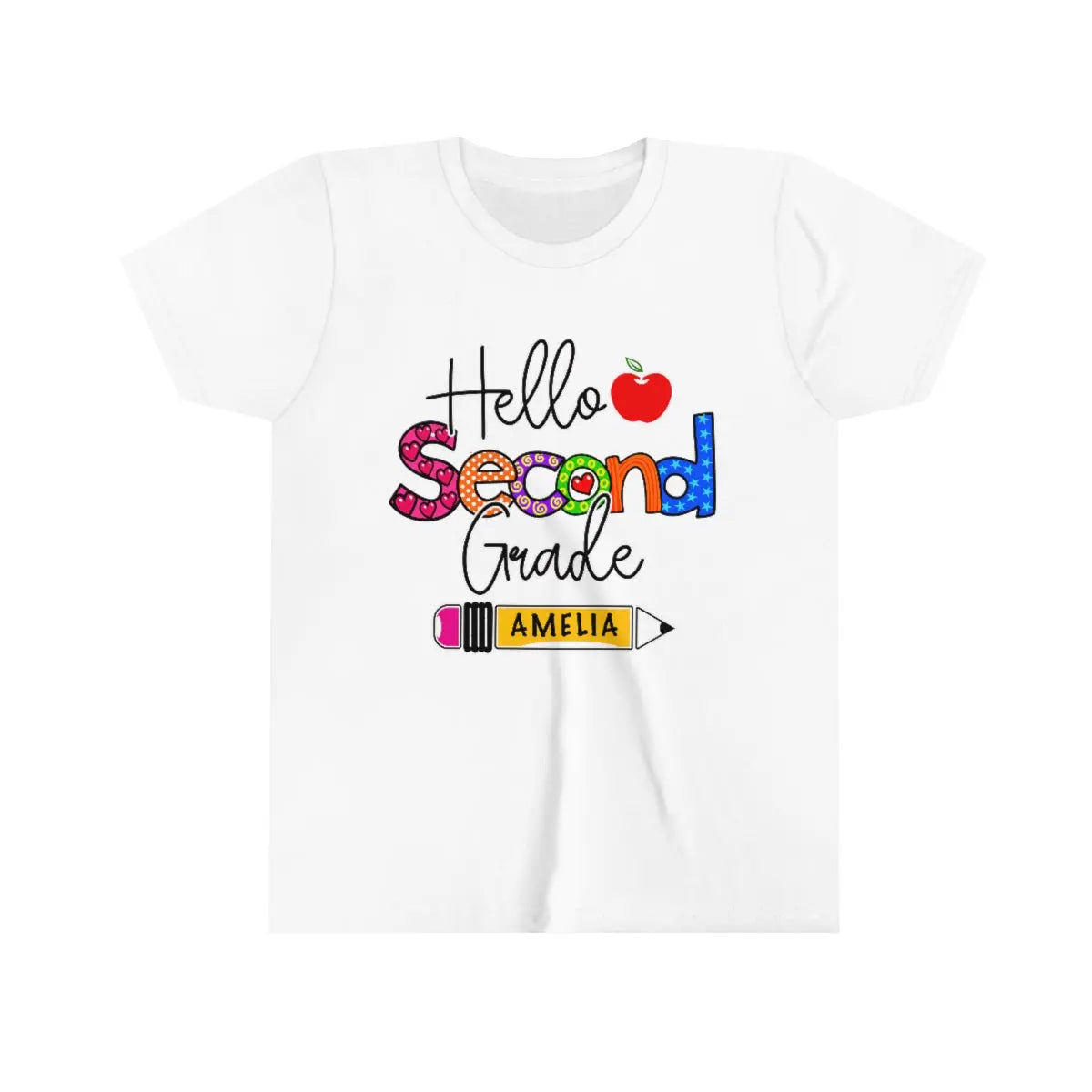 Back to School Personalized Shirt, Kindergarten, First Grade, Second Grade, Third Grade, Fourth Grade, Fifth Grade Printify