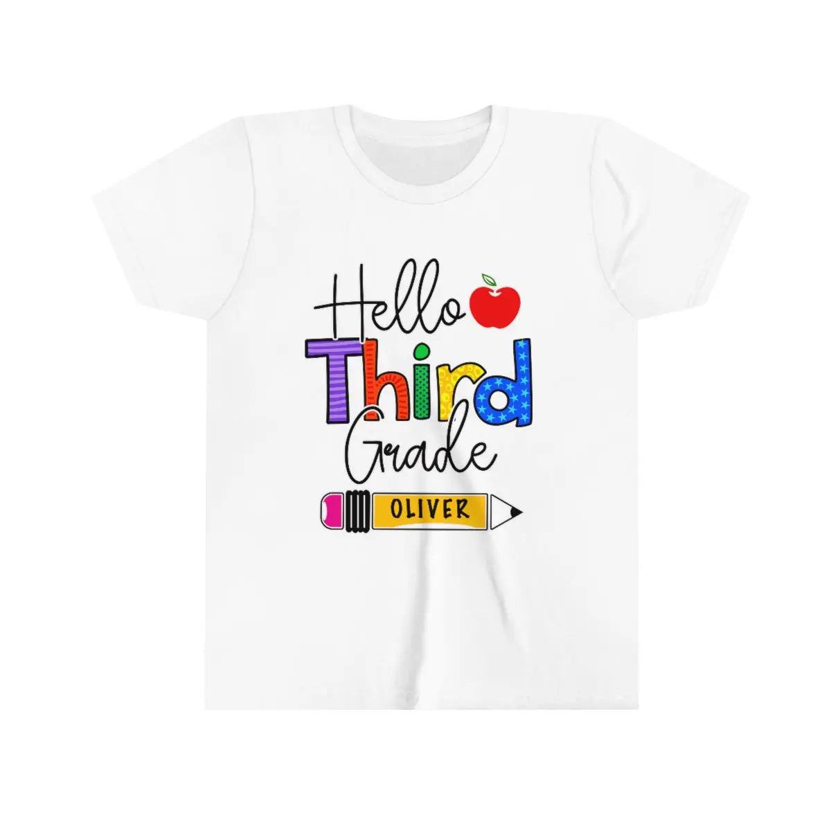 Back to School Personalized Shirt, Kindergarten, First Grade, Second Grade, Third Grade, Fourth Grade, Fifth Grade Printify