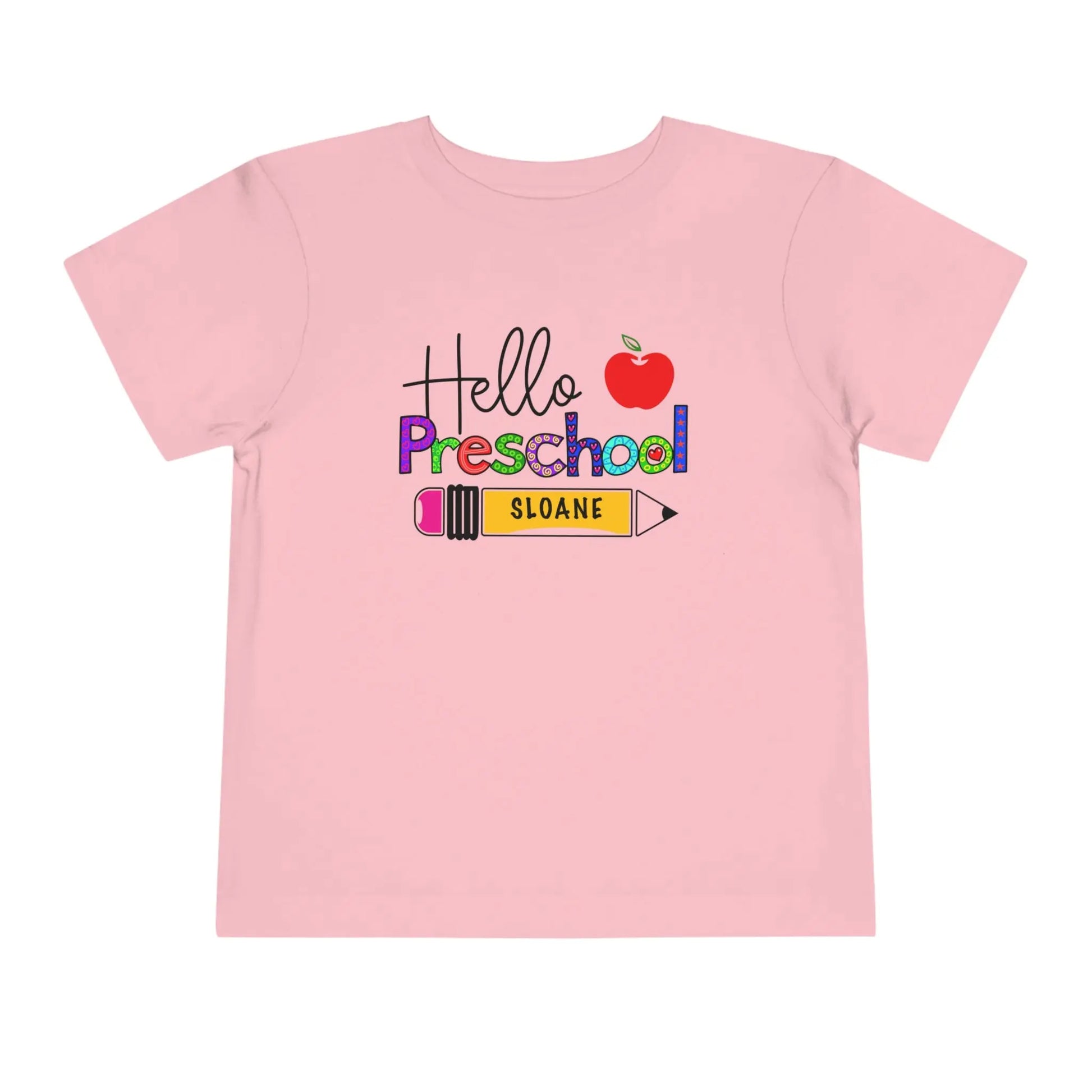 Back to School Personalized Tshirt, First Day of School Shirt, Pre-K, Preschool Shirt Printify