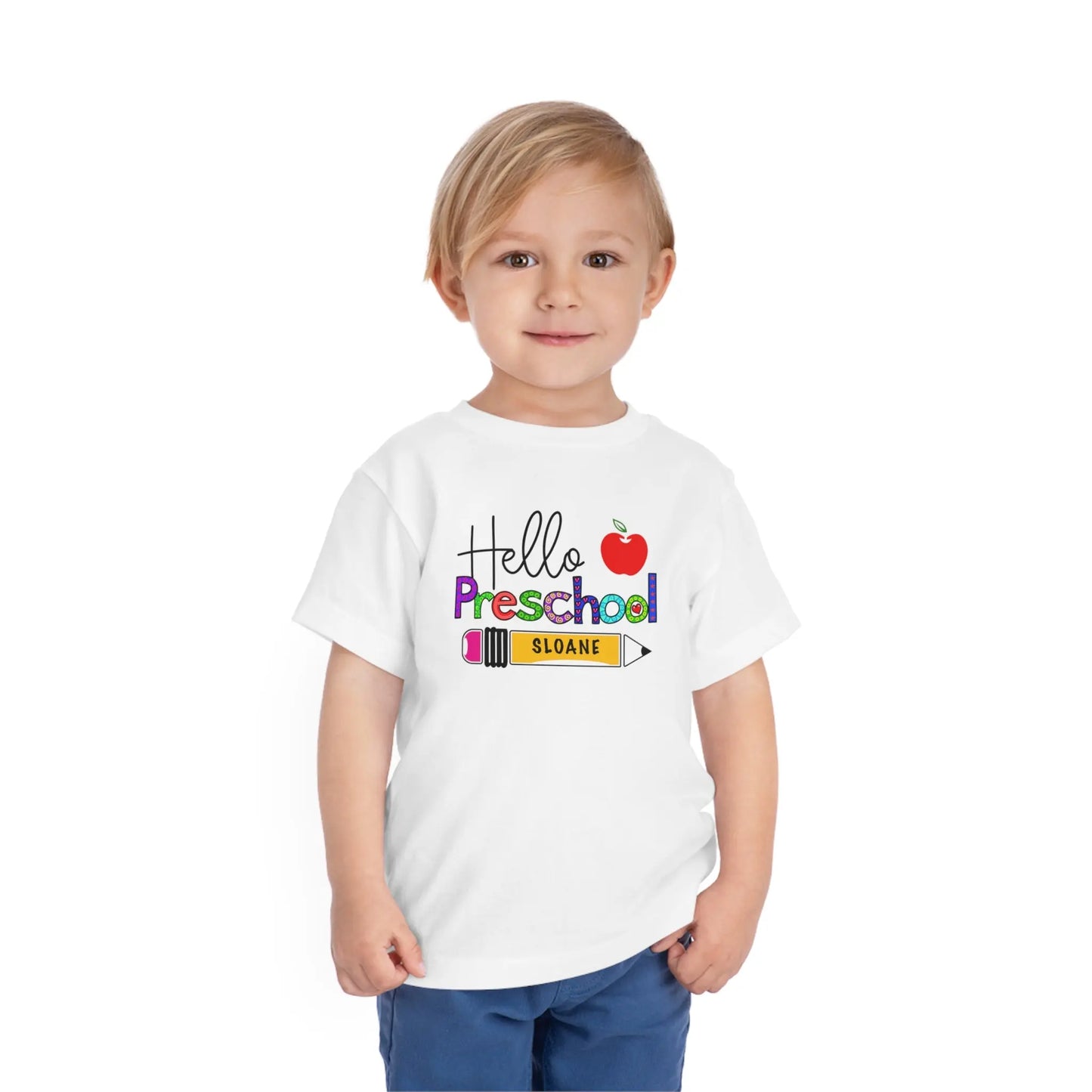 Back to School Personalized Tshirt, First Day of School Shirt, Pre-K, Preschool Shirt Printify