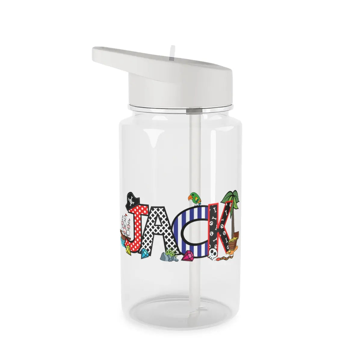 Back to School Tritan Water Bottle Personalized | Dinosaur, Princess, Superhero, School Letters, Daisy, Pirate Printify