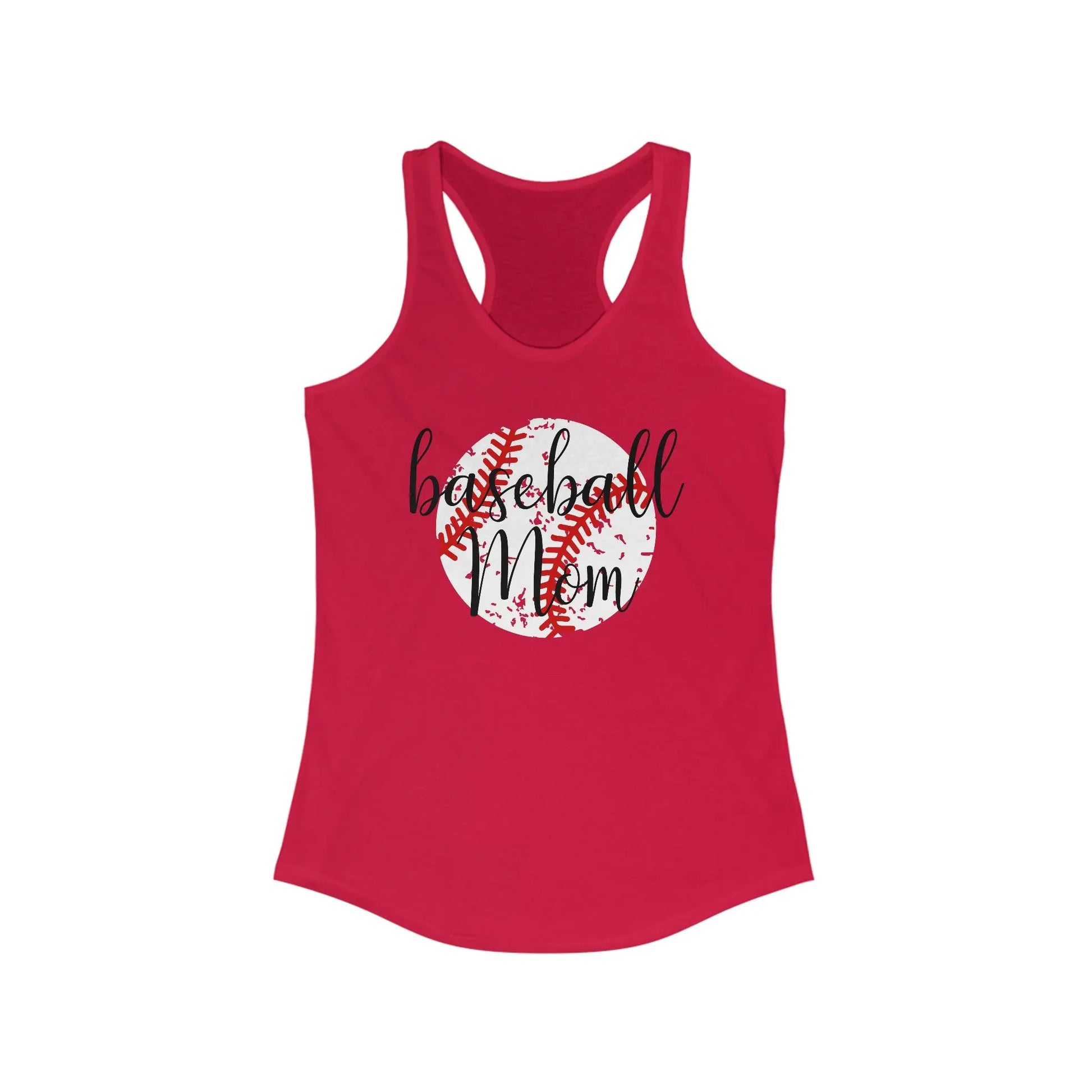 Baseball Mom Women's Ideal Racerback Tank Printify