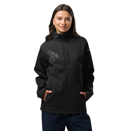 Battle Ground Saddle Club Columbia soft shell jacket Amazing Faith Designs