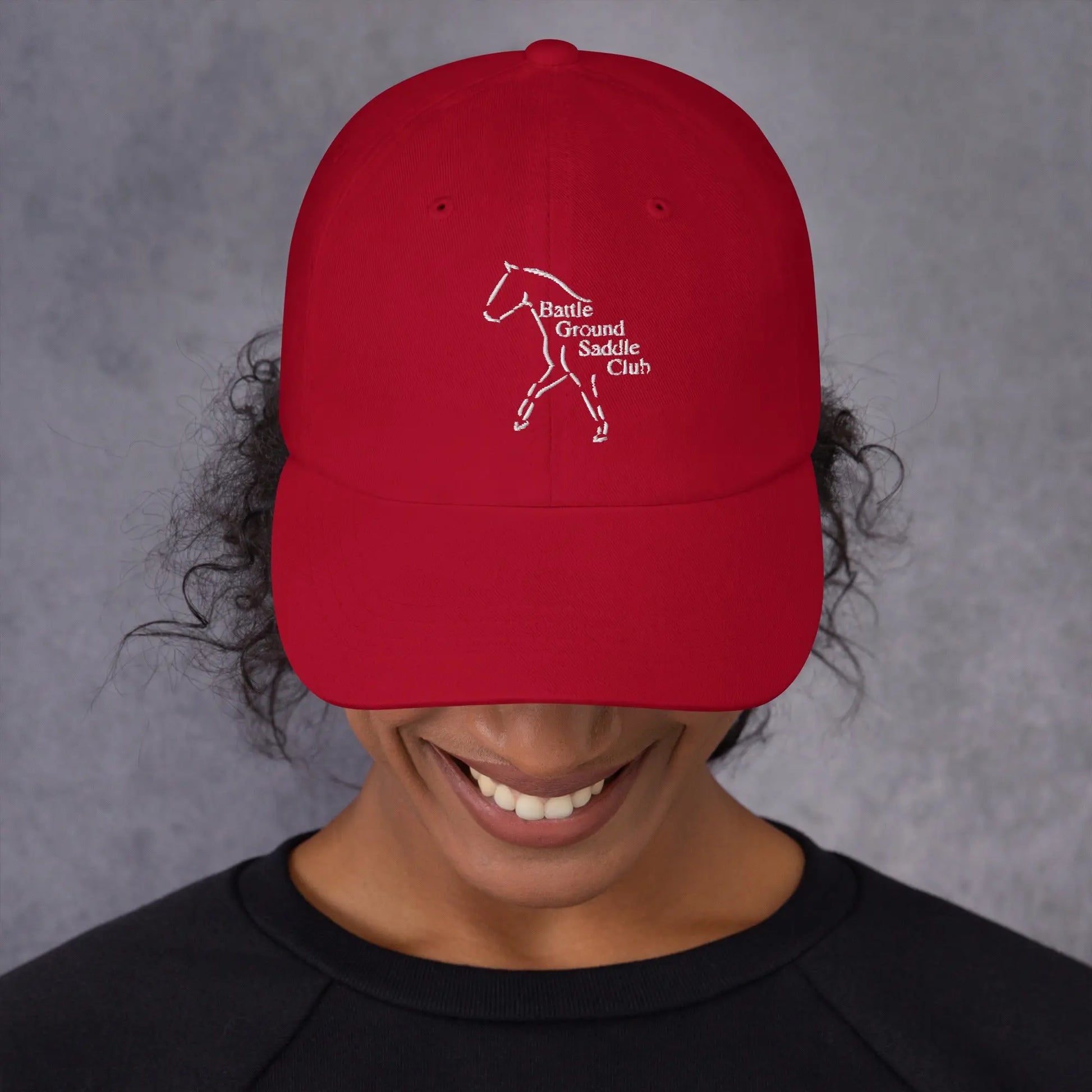 Battle Ground Saddle Club Dad hat Amazing Faith Designs