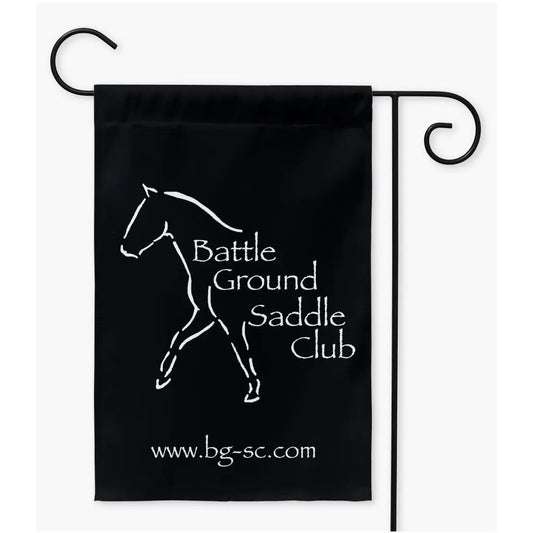 Battle Ground Saddle Club Garden Flag Amazing Faith Designs