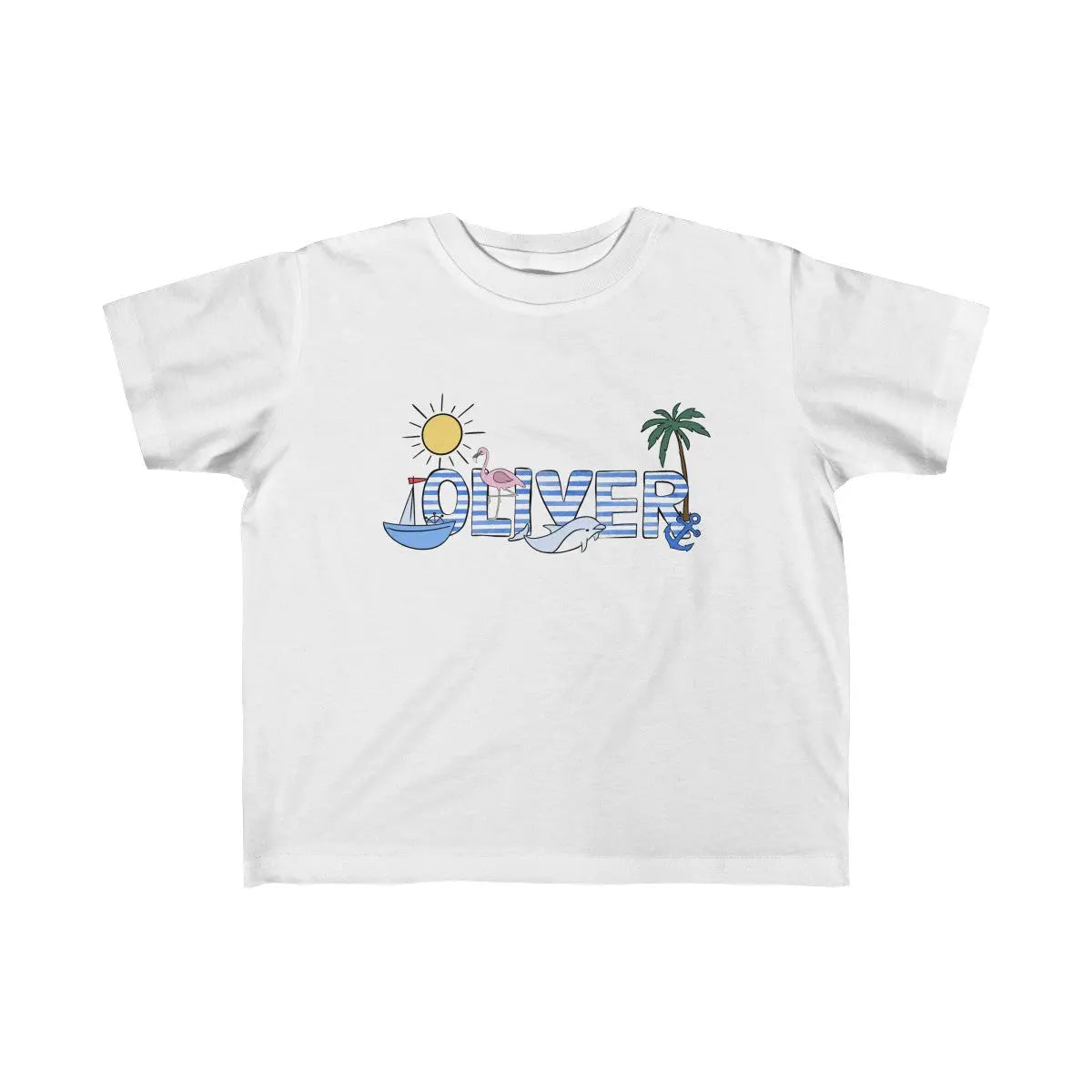 Beach Personalized Name Toddler T-shirt 2T 3T 4T 5T | Summer Vacation Shirts, Mommy and Me Shirts Printify