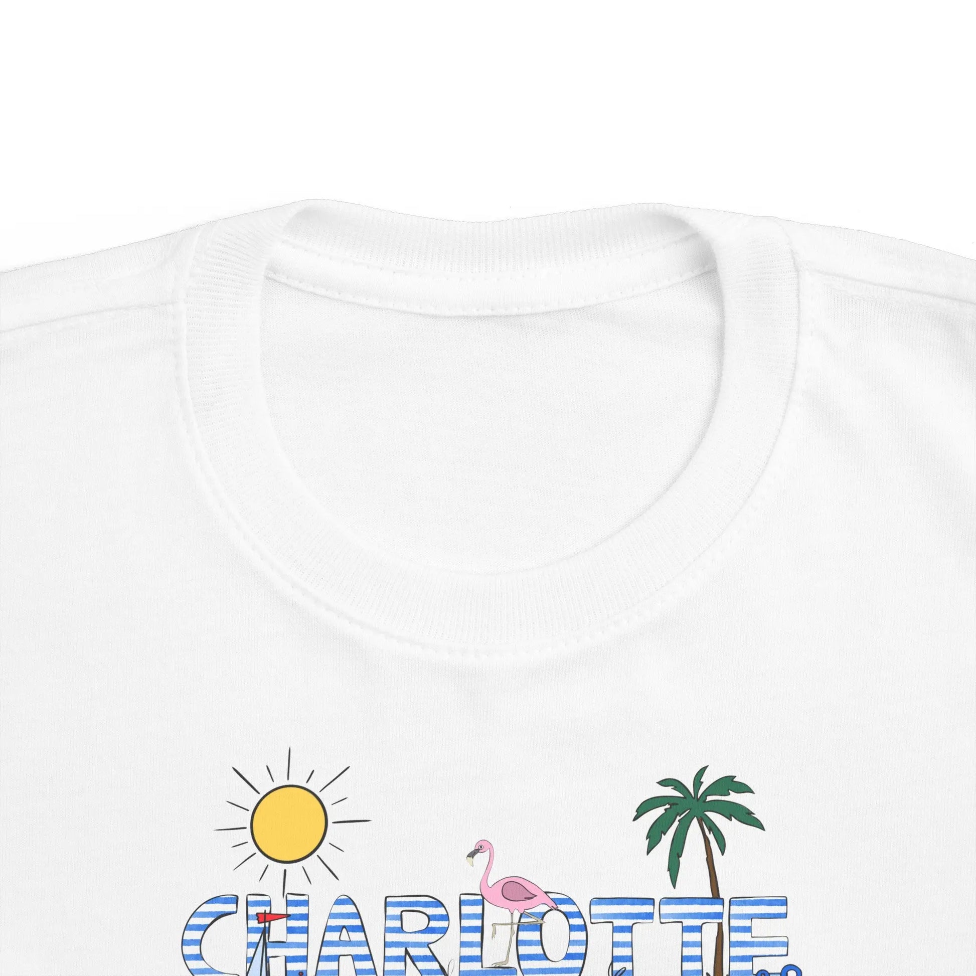 Beach Personalized Name Toddler T-shirt Printify