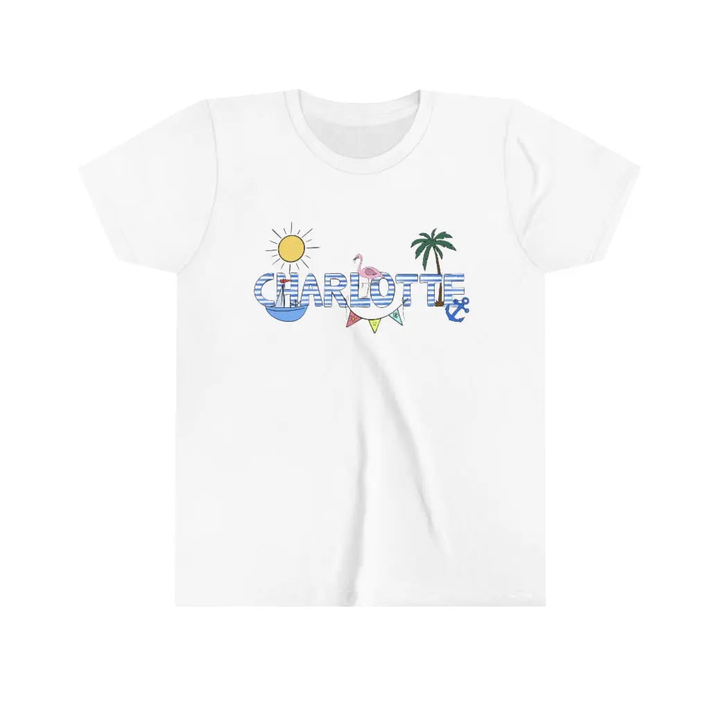 Beach Personalized Youth Child's T-shirt S M L XL | Summer Vacation, Family Vacation, Beach Matching Shirts Printify