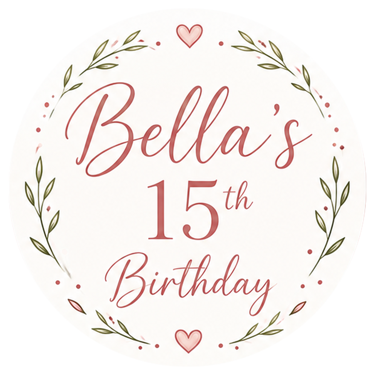 Personalized Birthday Party Stickers