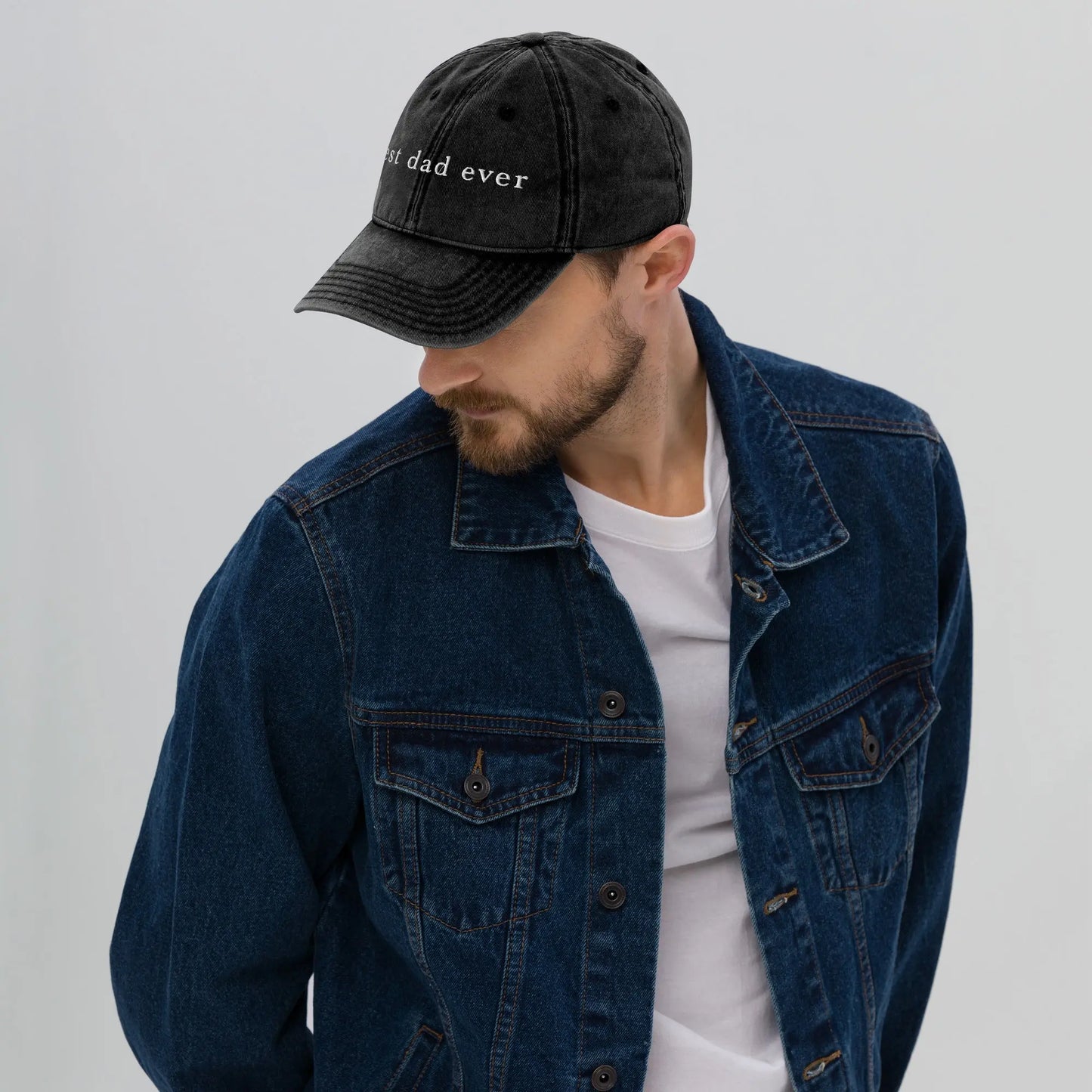 Best Dad Ever Vintage Embroidered Hat Amazing Faith Designs
