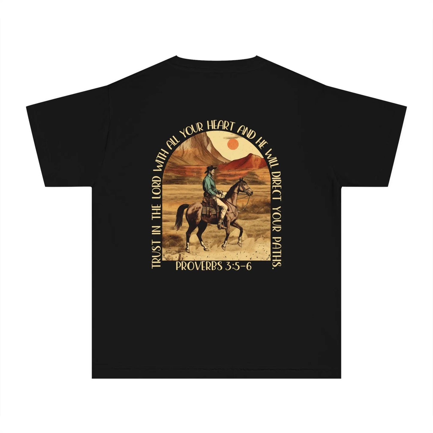 Boho Cowboy Boys Christian Shirt Printify