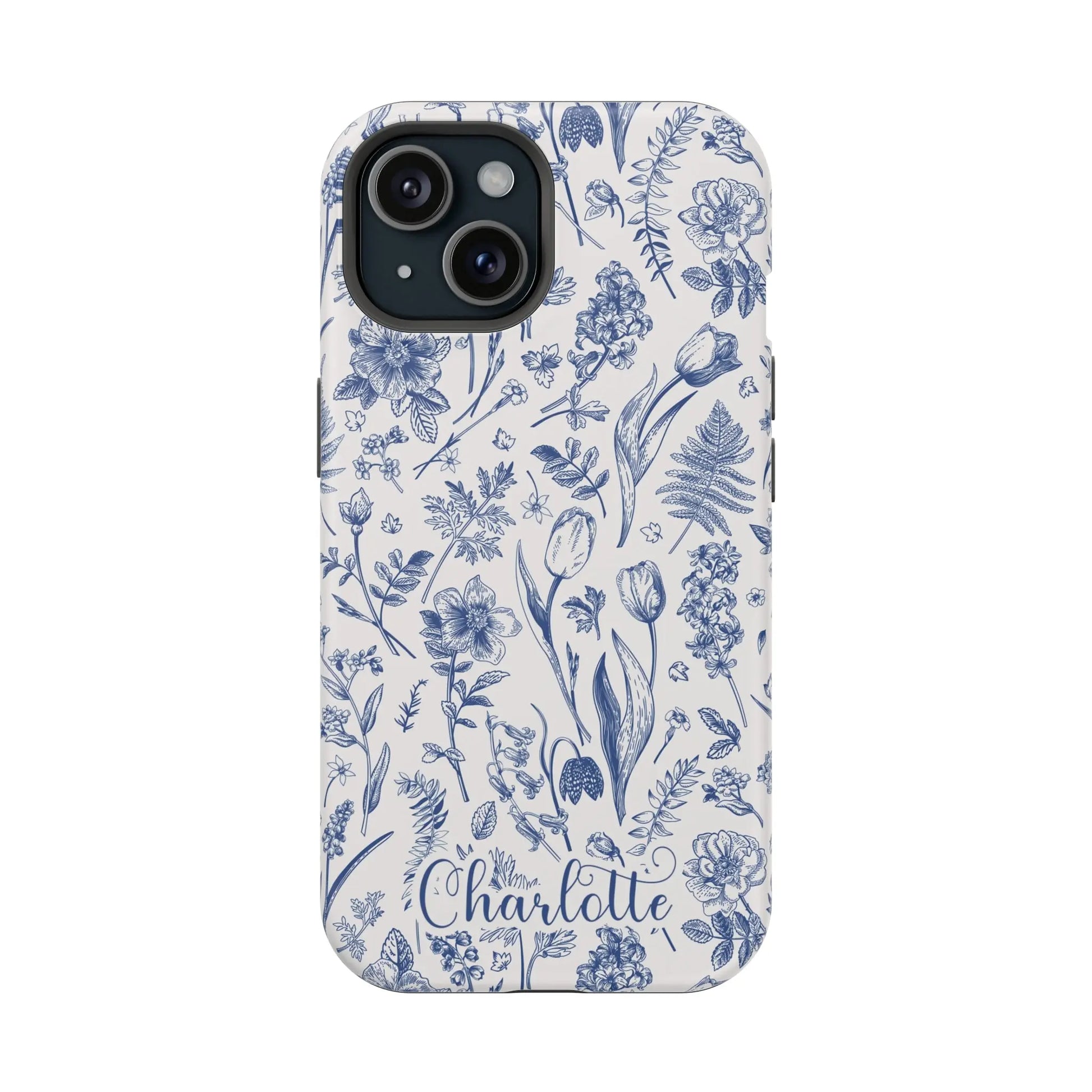 Botanical Flowers Personalized Phone Case | MagSafe Phone Case Printify