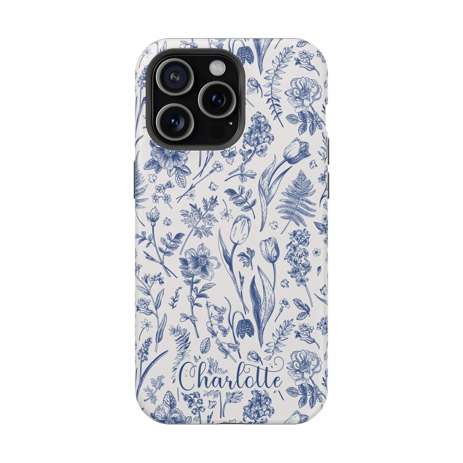 Botanical Flowers Personalized Phone Case | MagSafe Phone Case Printify