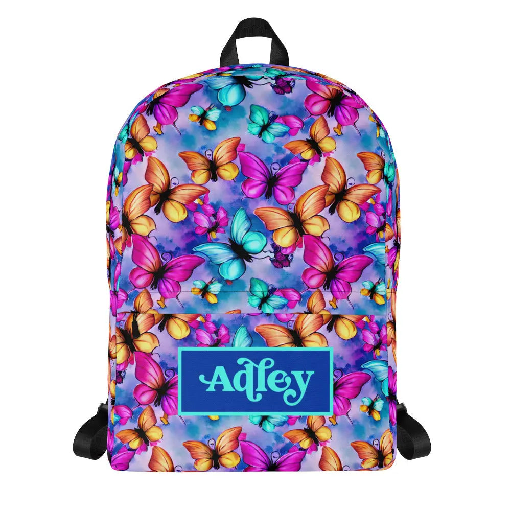 Butterfly Personalized Backpack Amazing Faith Designs