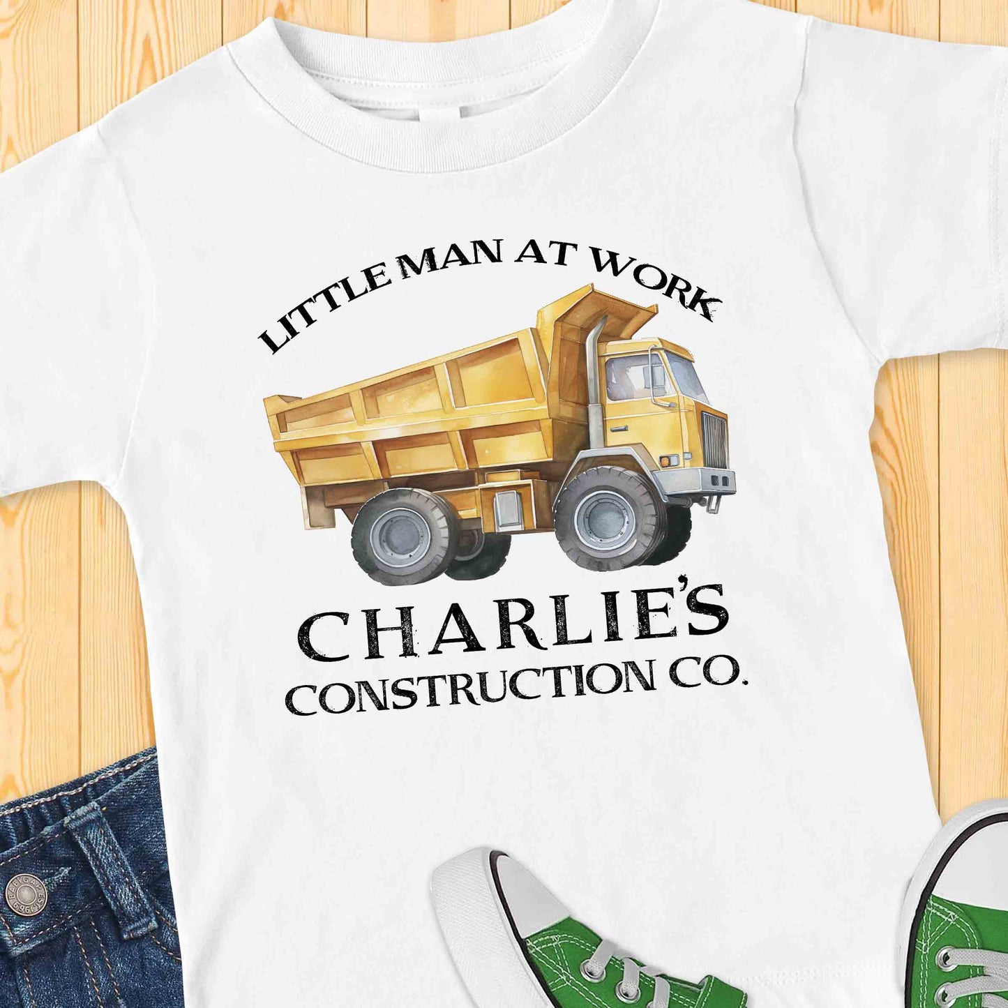 Dump Truck Toddler Shirt - Amazing Faith Designs