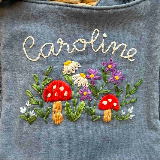 Hand Embroidered Ruffle Toddler Sundress - Amazing Faith Designs