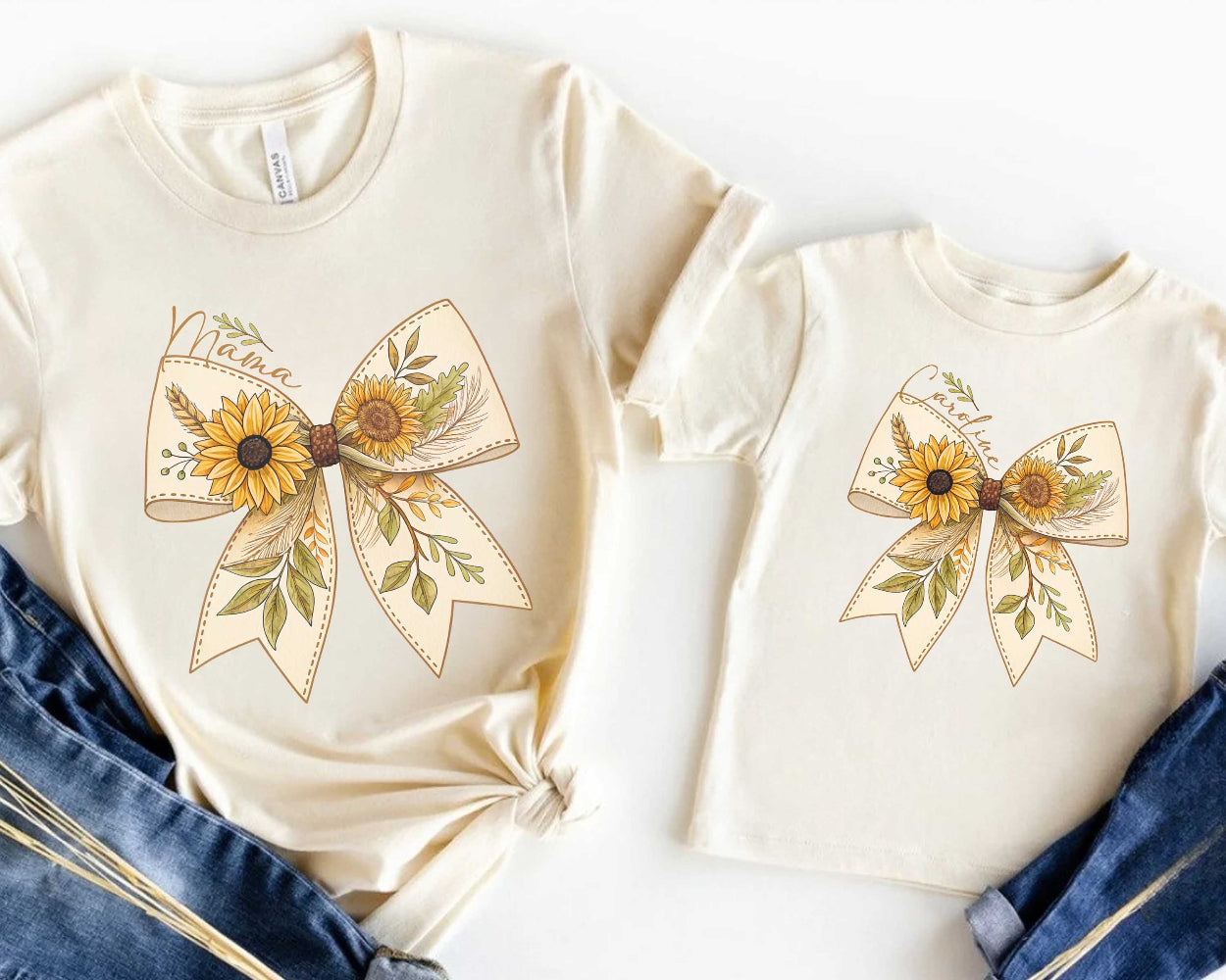 Mommy and Me Bow Toddler Tee - Amazing Faith Designs