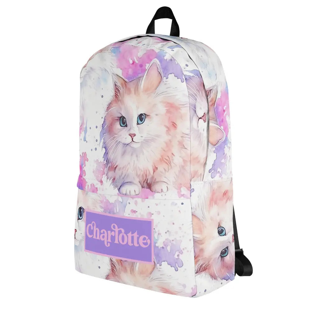 Cats Personalized Backpack Amazing Faith Designs