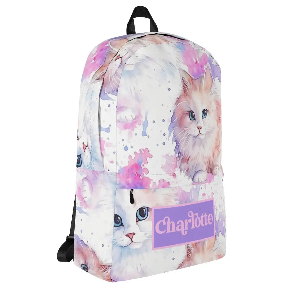 Cats Personalized Backpack Amazing Faith Designs