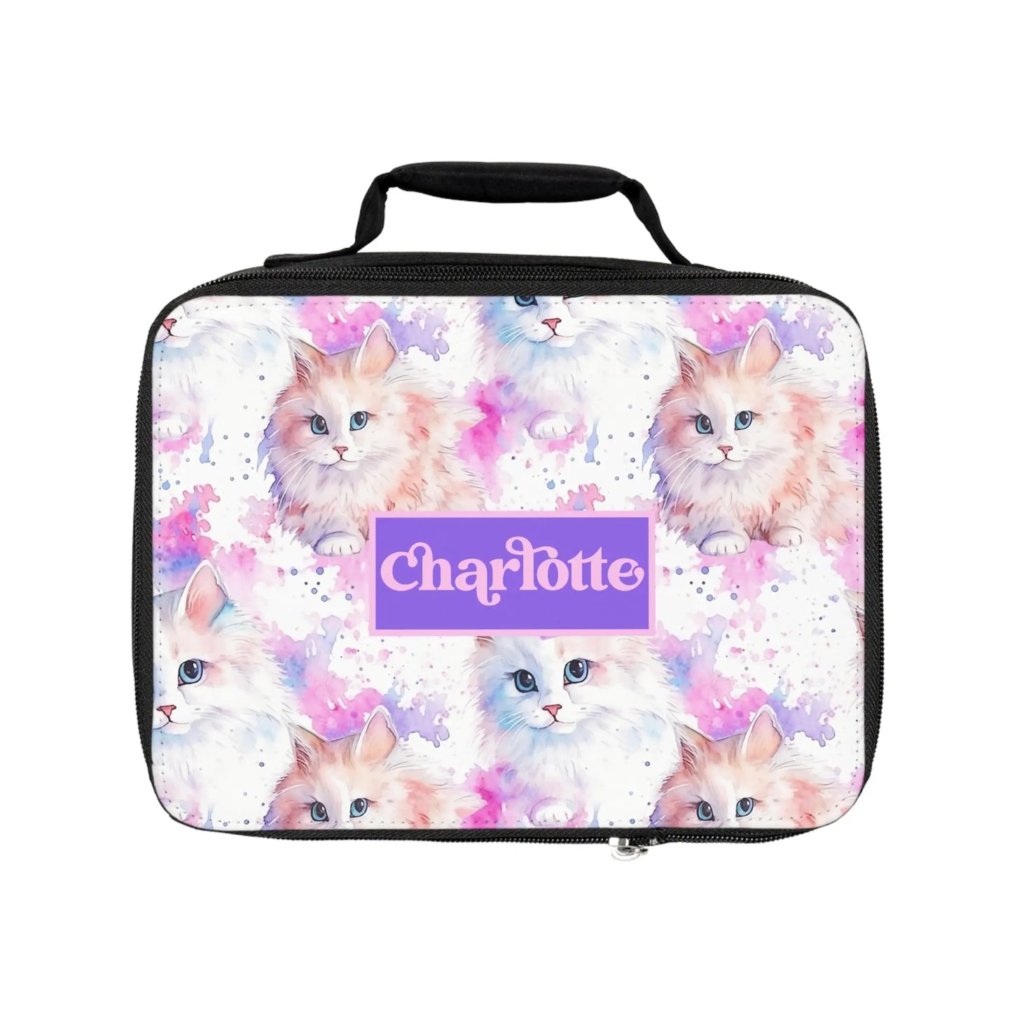 Cats Personalized Lunch Box Printify