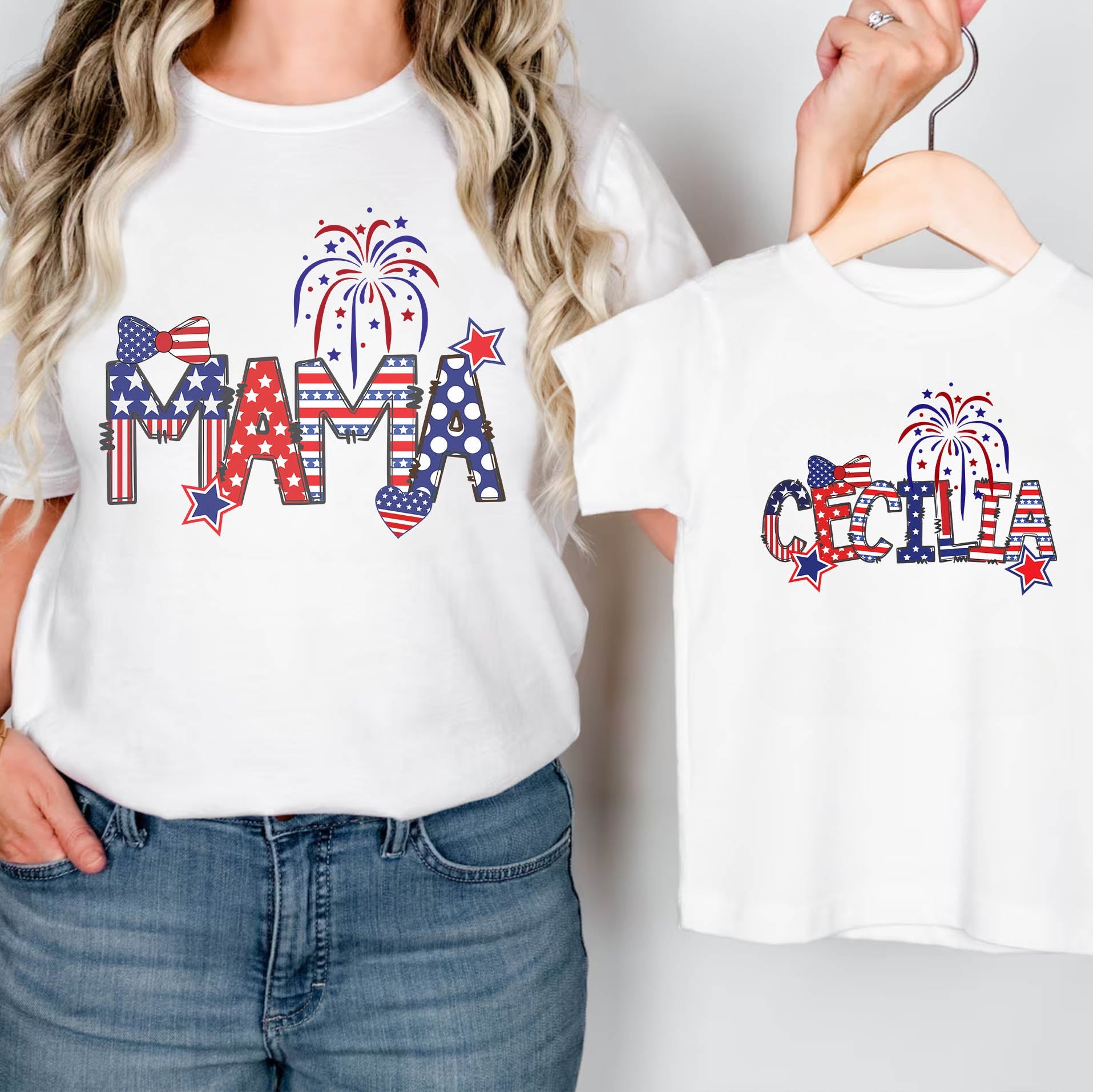 Personalized Fourth of July Matching Family Shirts - Amazing Faith Designs