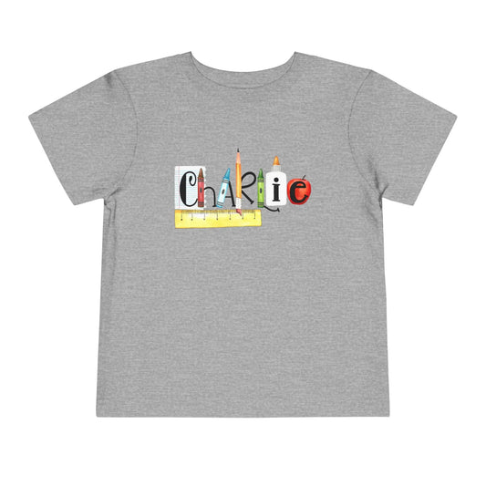 Charlie Back to School Shirt - Toddler Printify