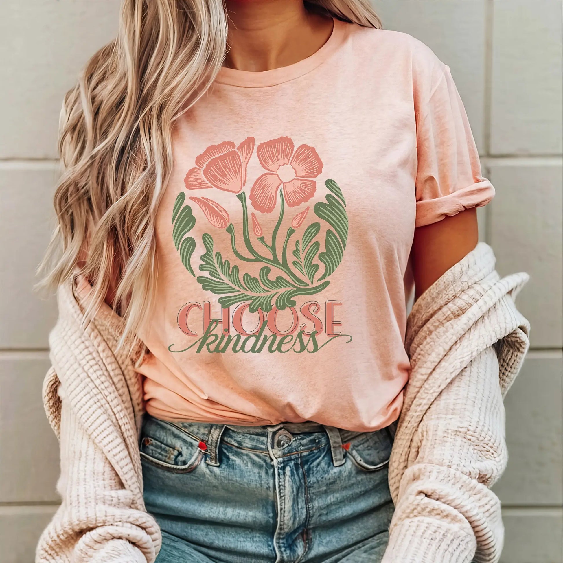 Choose Kindness Christian Shirt for Women Printify