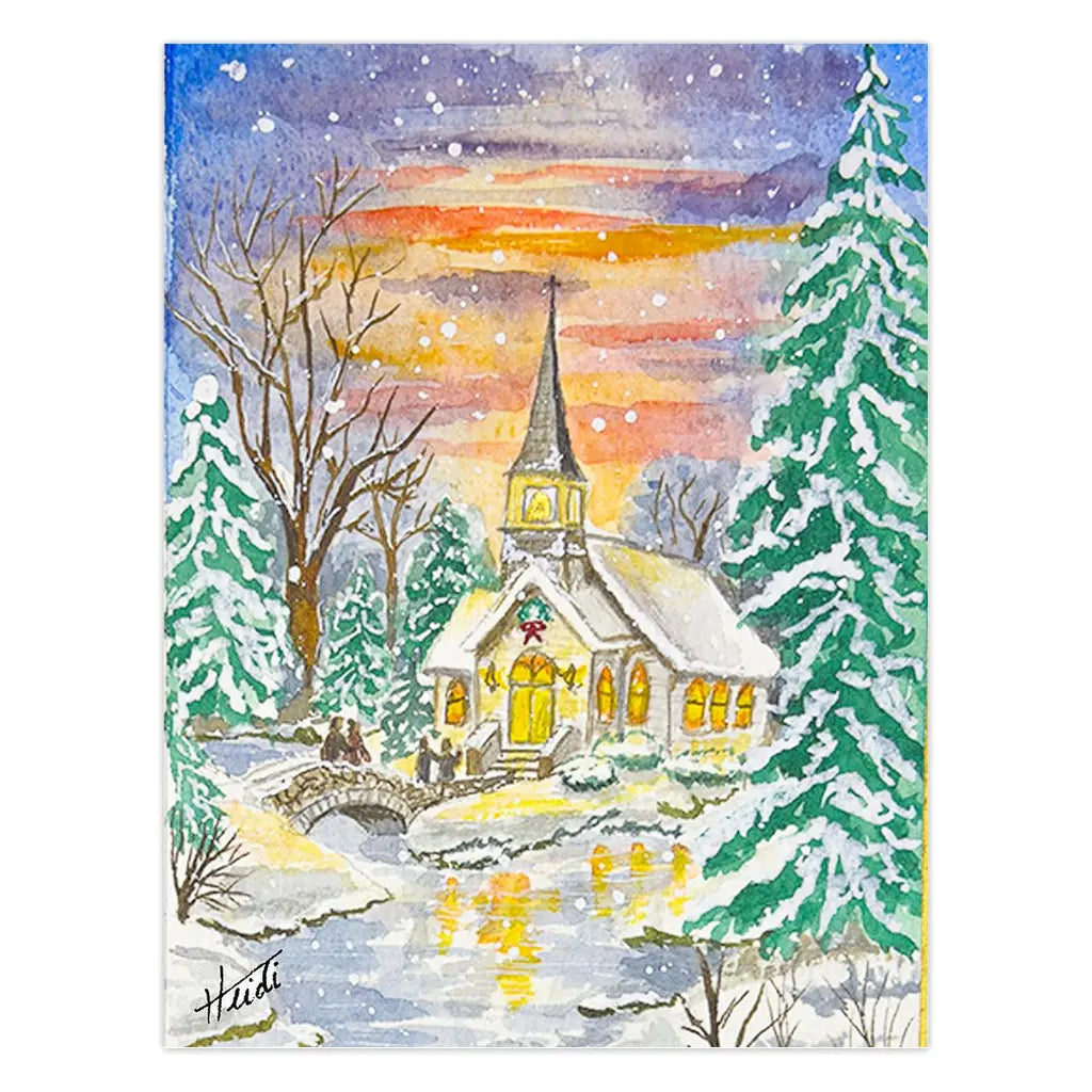 Christmas Eve | Watercolor Christmas Cards Amazing Faith Designs