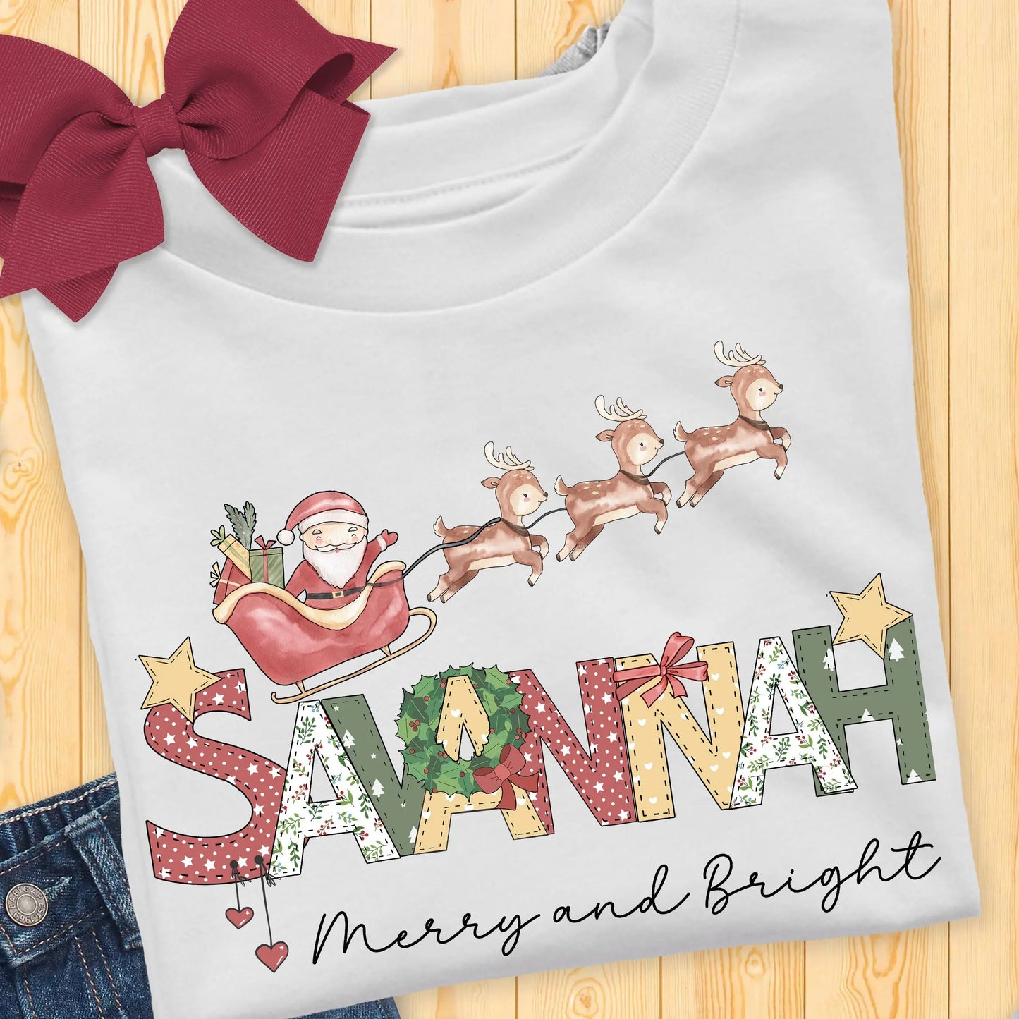 Christmas Personalized Toddler Long Sleeve Tee Printify