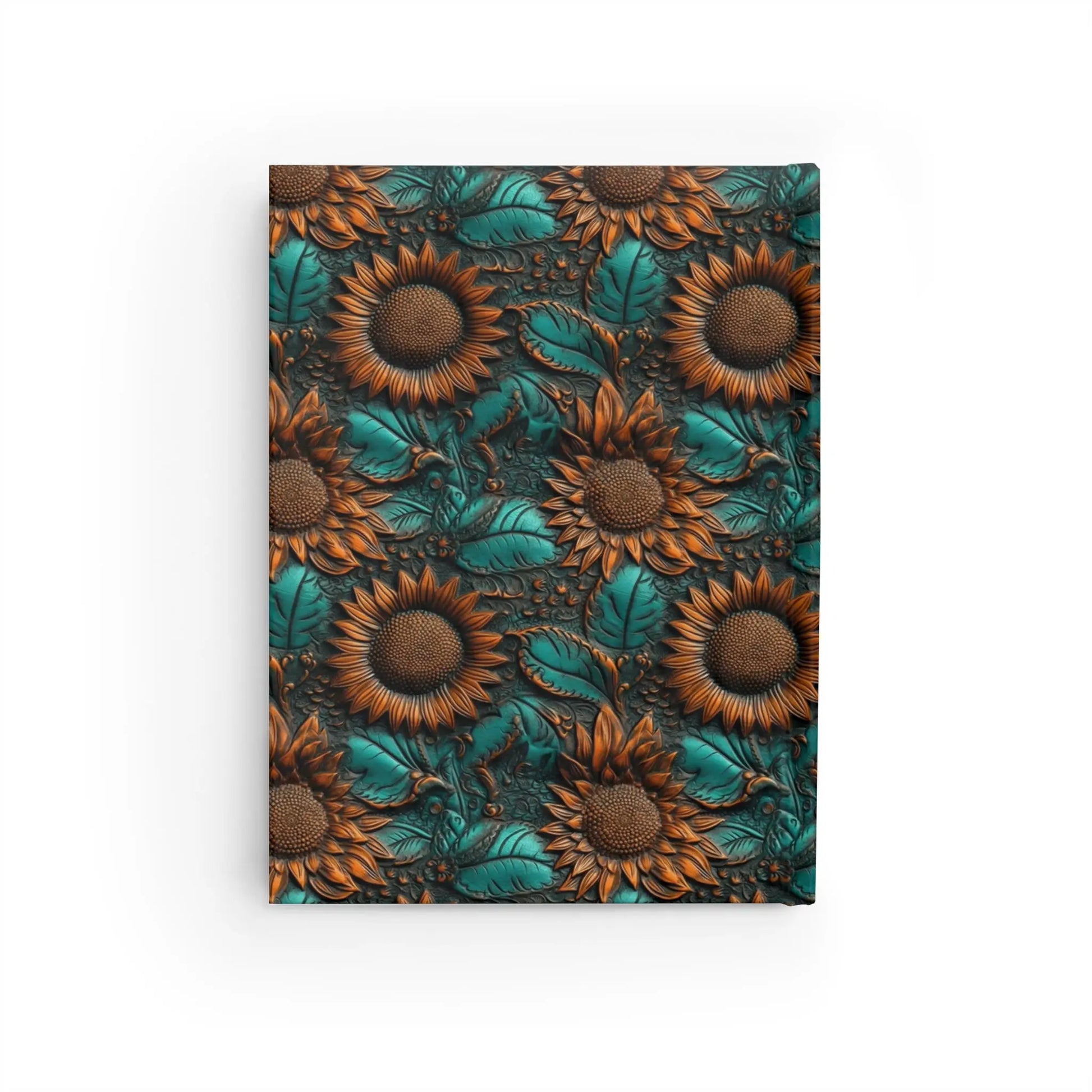Church Notes Journal  - Personalized  - Sunflower Leather Look Printify