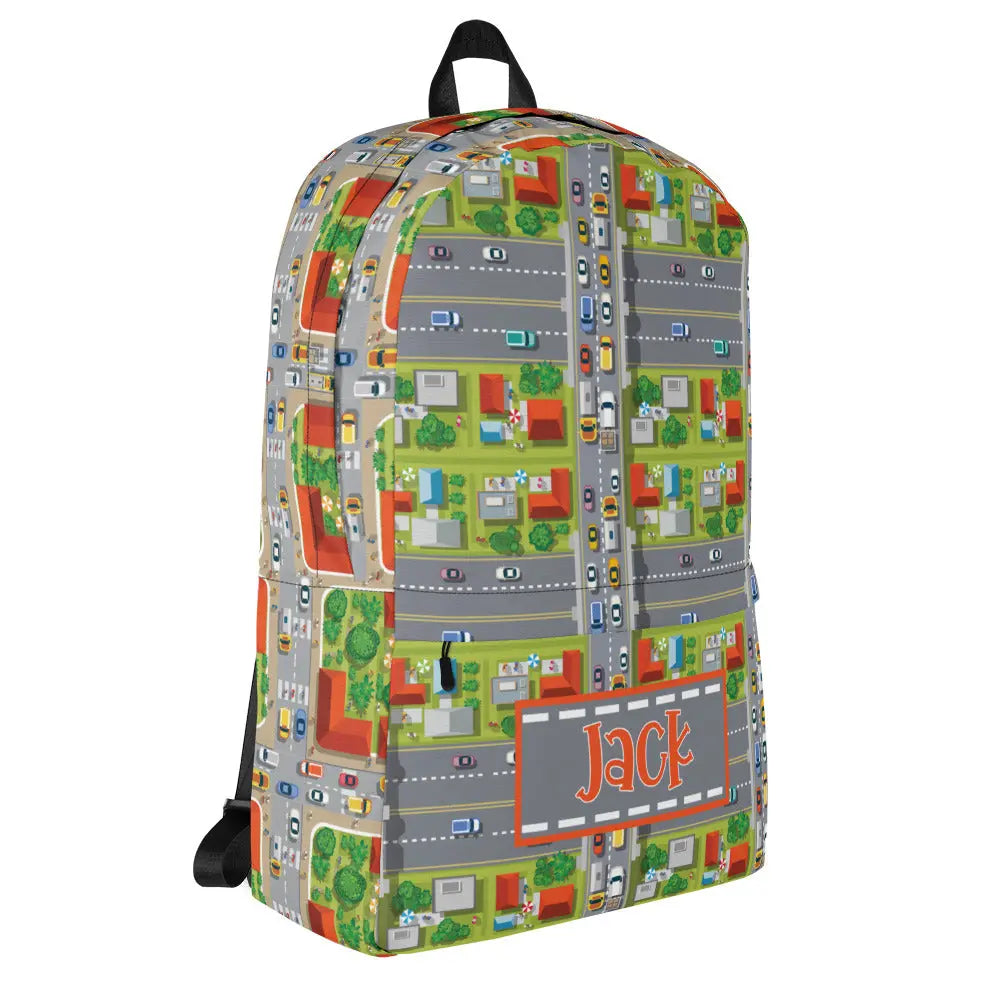 City Map Personalized Backpack Amazing Faith Designs