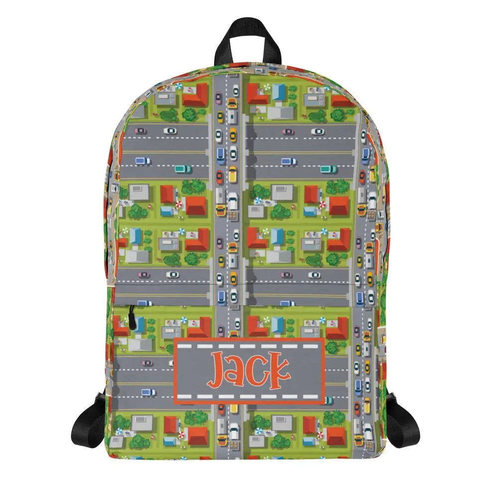 City Map Personalized Backpack Amazing Faith Designs