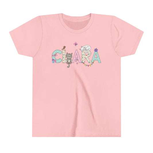 Clara Cats Youth Short Sleeve Tee Printify